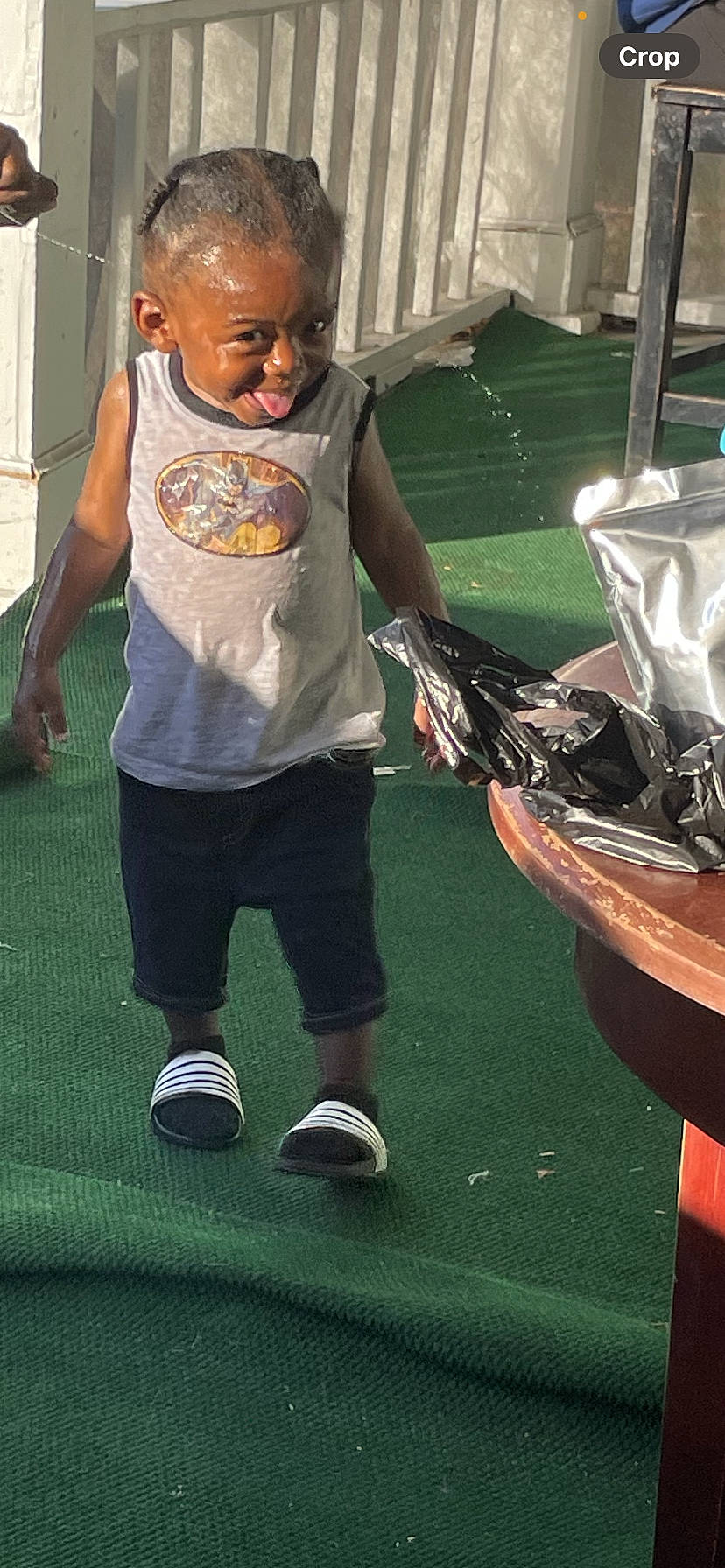 Chance joined the competition — help win amazing prizes! automotive_lighting, bumper, child, cool, fun, grass, happy, hood, knee, leg, leisure, motor_vehicle, person, recreation, shoe, shorts, sneakers, sportswear, t_shirt, toddler