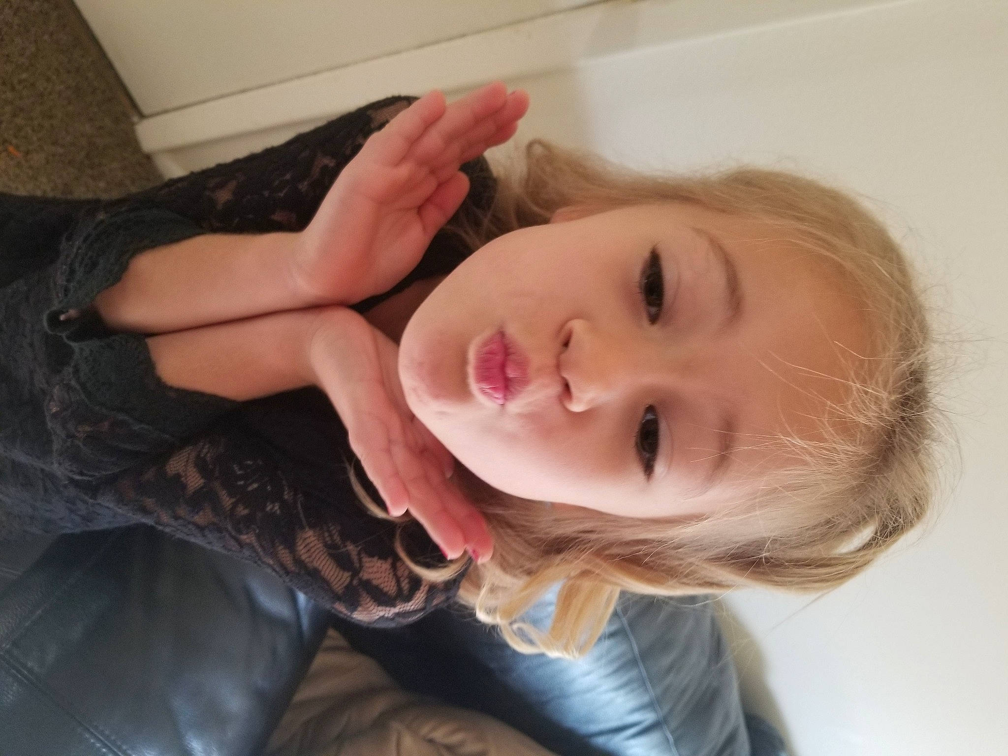 Bailee joined the competition — help win amazing prizes! cheek, chin, comfort, ear, elbow, eyebrow, eyelash, forehead, gesture, happy, head, iris, jaw, lip, mouth, neck, nose, person, skin, sleeve