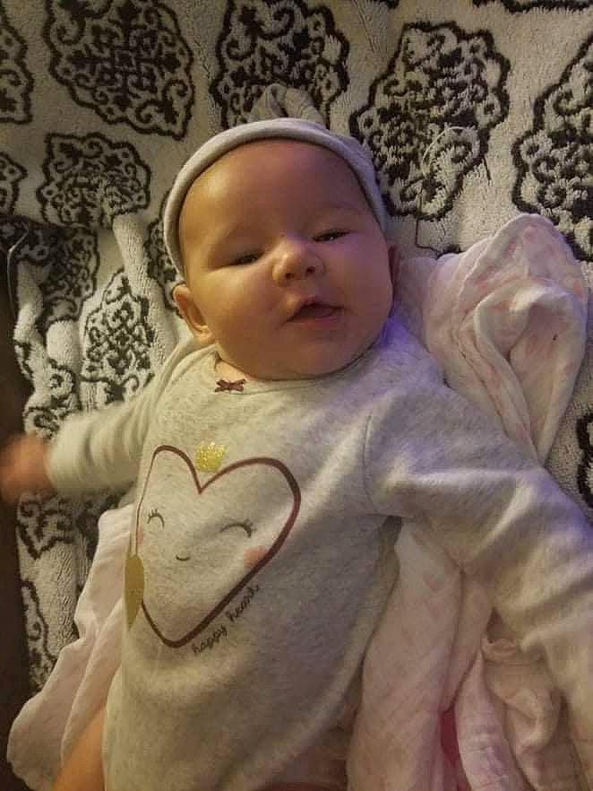 Sophia is registered to the contest to win money with this photo: baby, baby_sleeping, baby_toddler_clothing, cheek, child, comfort, eye, happy, head, iris, linens, lip, nose, person, pink, room, skin, sleeve, textile, thumb