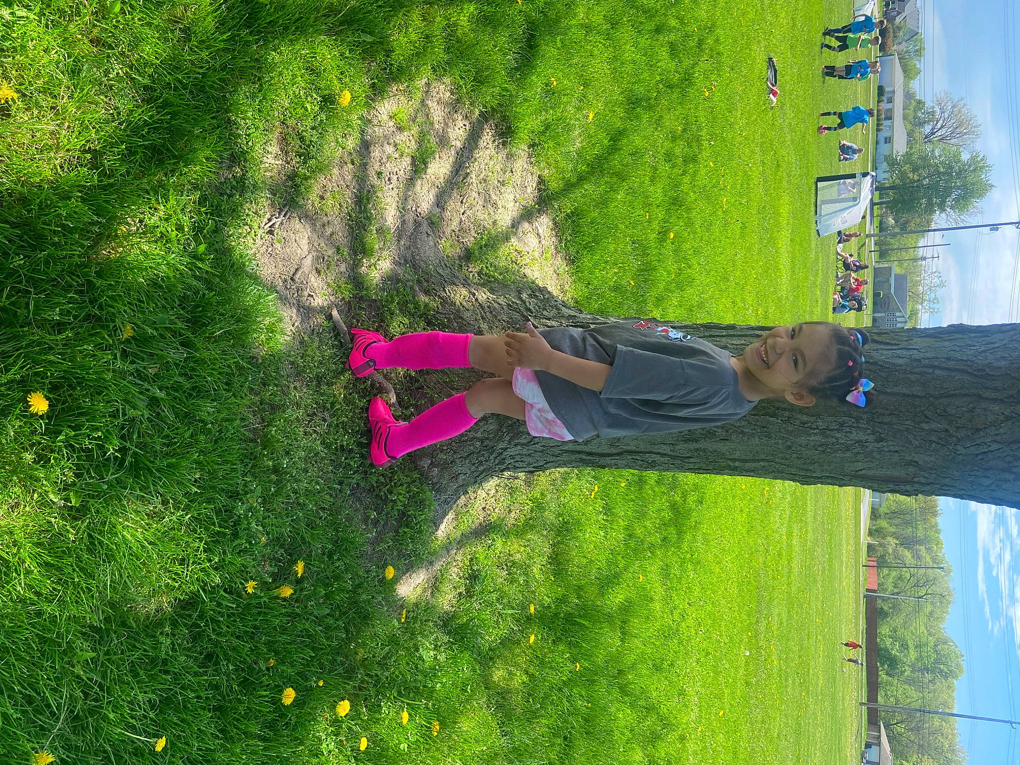 Araceli joined the competition — help win amazing prizes! biome, fun, grass, grass_family, grassland, green, groundcover, joy, landscape, lawn, leisure, meadow, natural_environment, organism, people_in_nature, person, plant, shrub, summer, tree