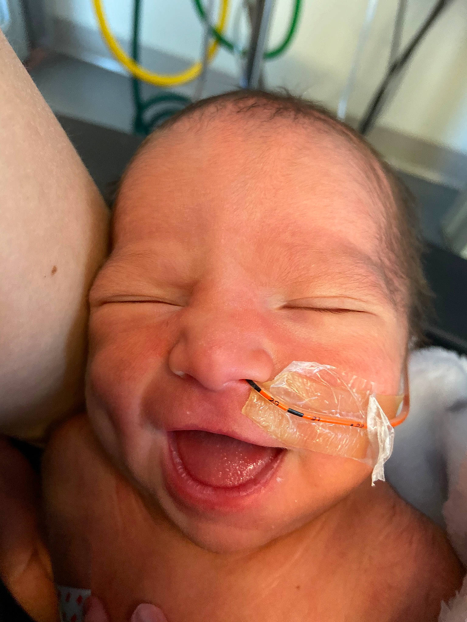 Kallen is registered to the contest to win money with this photo: baby, cheek, child, face, head, lip, mouth, nose, person, skin, smile