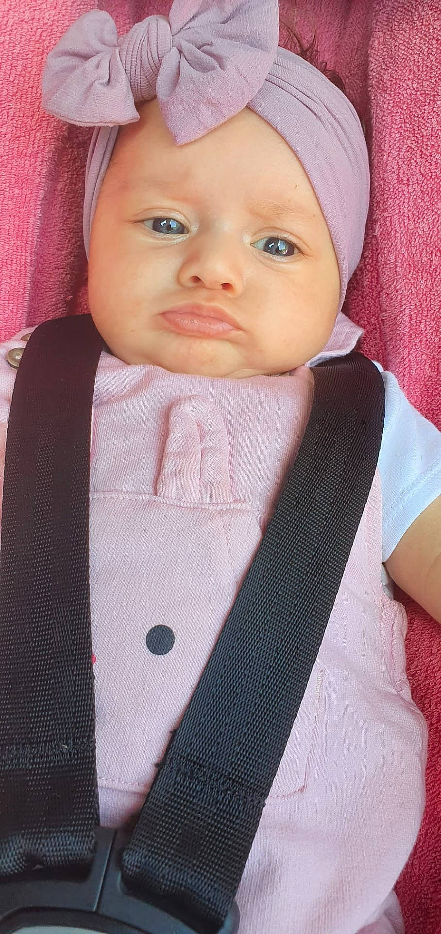 Elena participe au concours pour gagner de l'argent avec cette photo : baby, baby_toddler_clothing, beauty, cap, cheek, child, collar, dress_shirt, eyelash, face, headwear, lip, outerwear, person, pink, product, skin, sleeve, textile, toddler