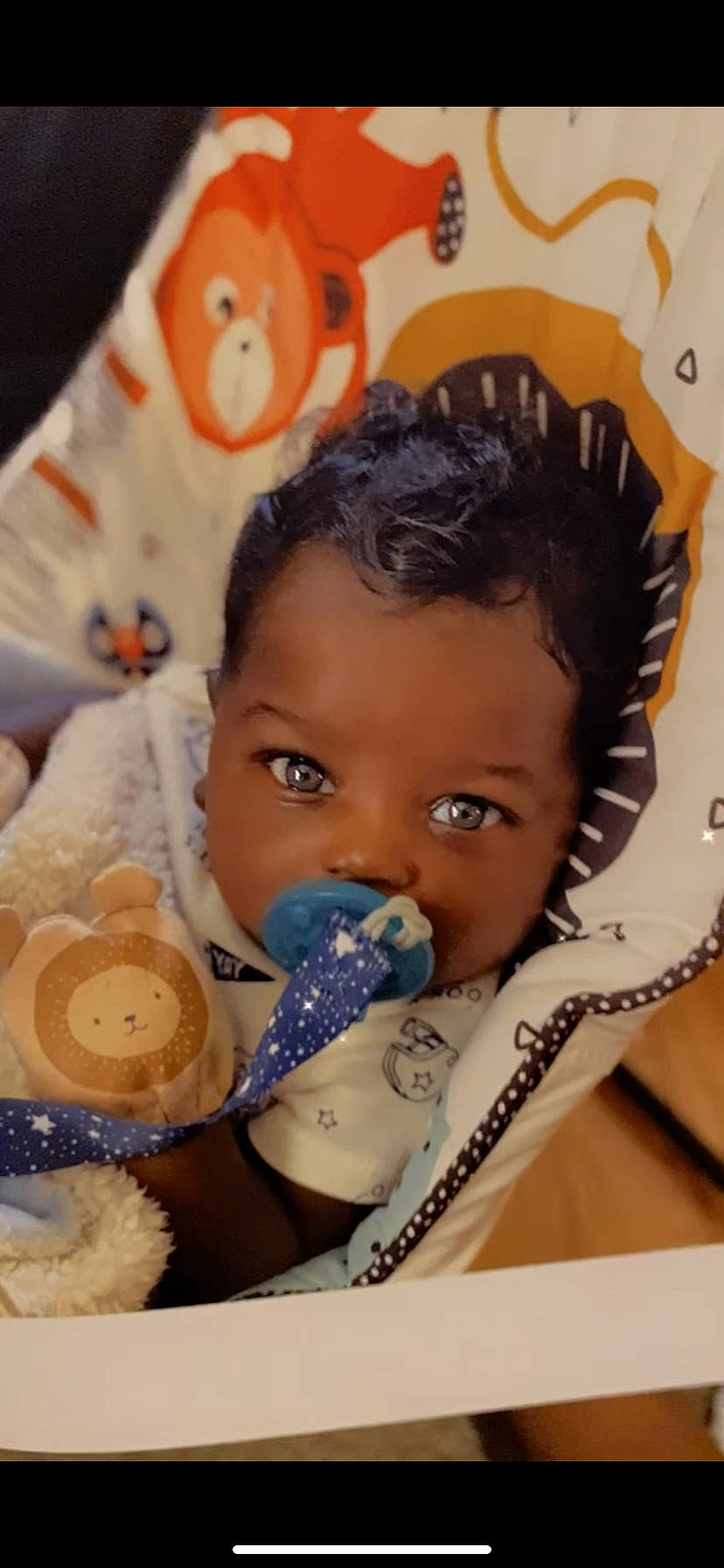 Chase is registered to the contest to win money with this photo: baby, baby_products, cheek, child, eye, eyebrow, eyelash, fun, happy, headgear, iris, lip, mouth, nose, organ, person, room, skin, stuffed_toy, sweetness