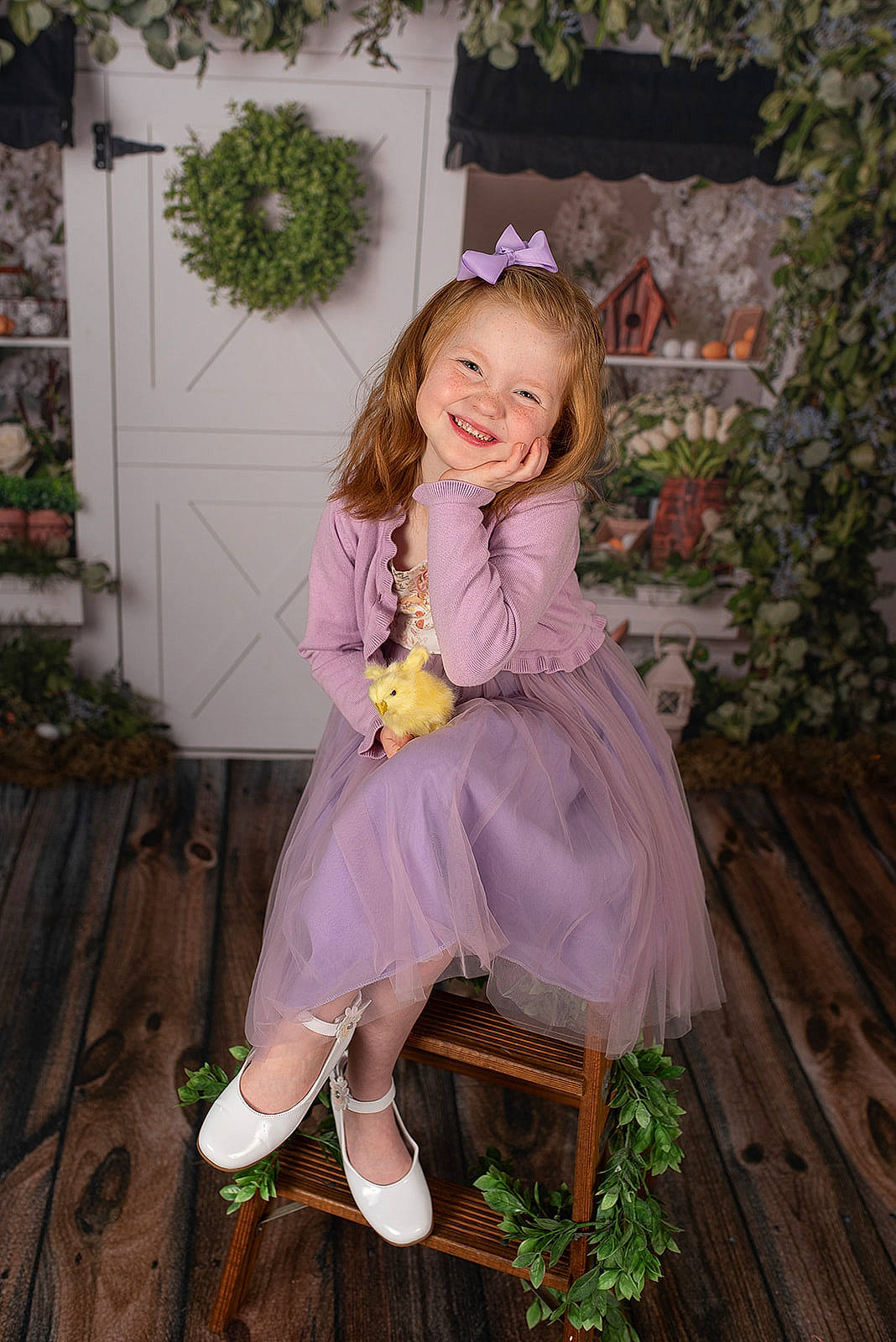 Camilla joined the competition — help win amazing prizes! brown_hair, dress, event, fashion_design, fawn, flash_photography, grass, happy, hardwood, human_leg, joy, magenta, person, pink, plant, purple, sitting, smile, thigh, toddler