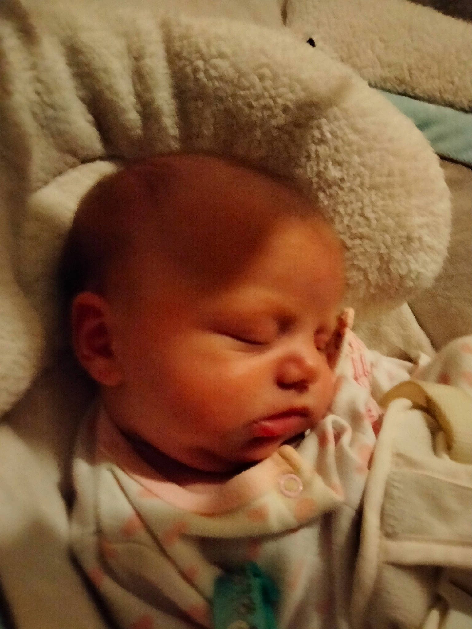 Chloe is registered to the contest to win money with this photo: baby, baby_sleeping, baby_toddler_clothing, bedtime, cheek, child, comfort, ear, eye, eyelash, finger, head, iris, linens, lip, mouth, nose, organ, person, skin