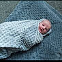 Vinnie joined the competition — help win amazing prizes! baby, blanket, wrapped, infant, soft_texture, blue, carpet, face, cute, child, newborn, smile, lying_down, indoors, cozy, portrait, young, person, head, comfort