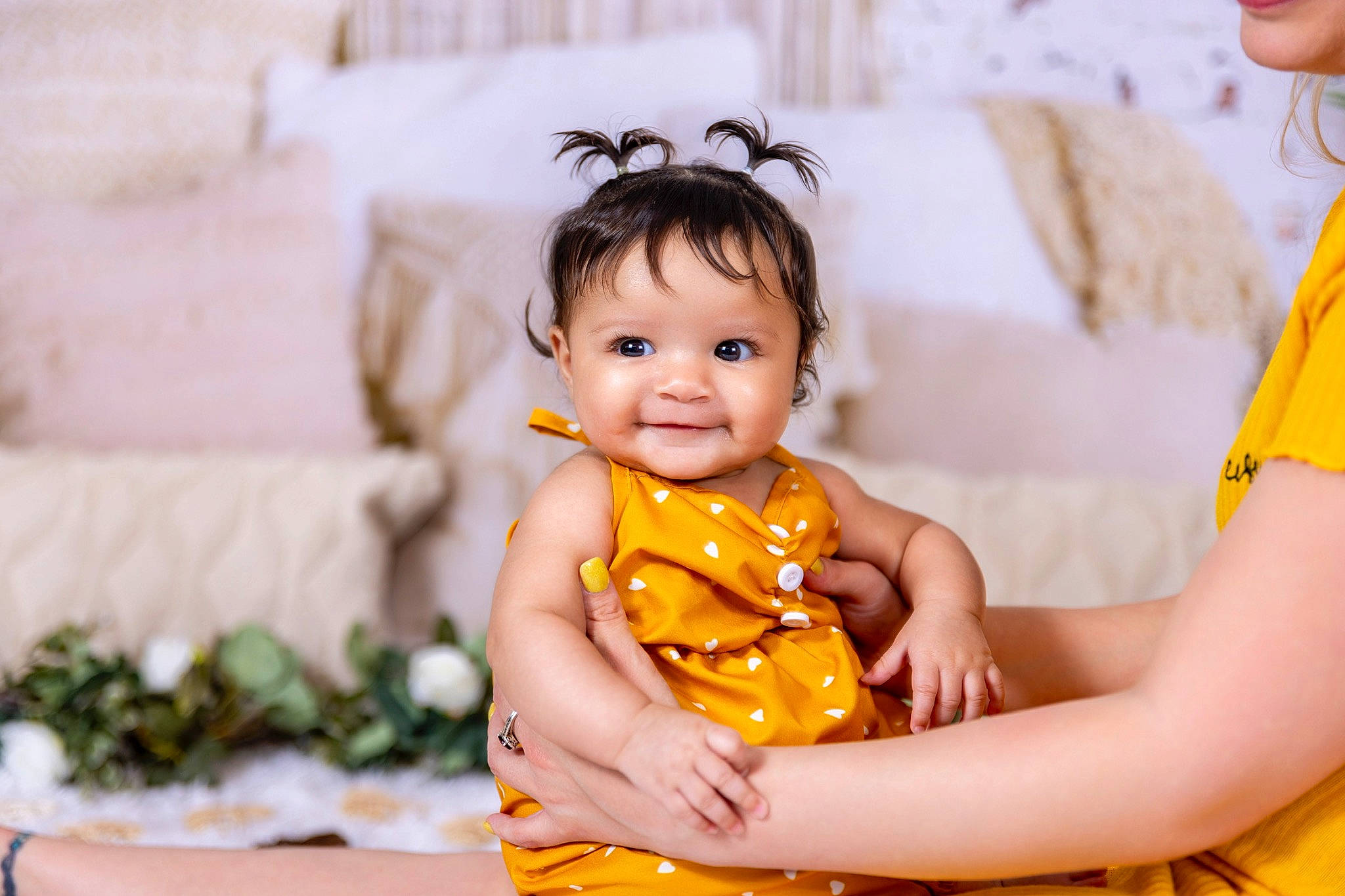 Khaleesi is registered to the contest to win money with this photo: baby, baby_toddler_clothing, child, dress, event, eye, facial_expression, flash_photography, fun, happy, iris, jewellery, joy, leisure, people, person, sitting, skin, smile, t_shirt