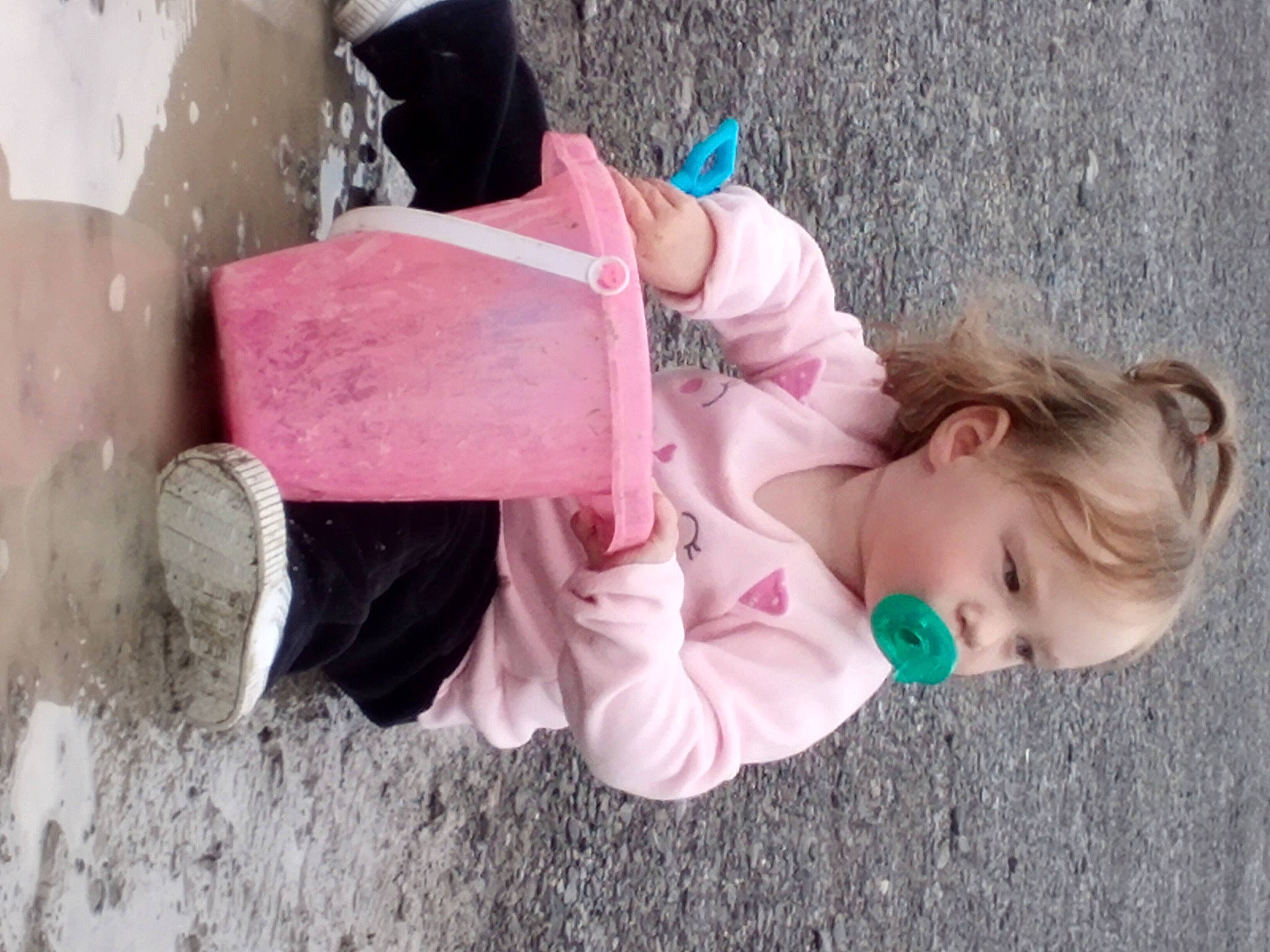 Lillyanna joined the competition — help win amazing prizes! baby, baby_products, baby_toddler_clothing, child, dress, fun, grass, happy, leisure, magenta, pattern, person, pink, plant, play, sitting, sock, toddler, tree, vacation