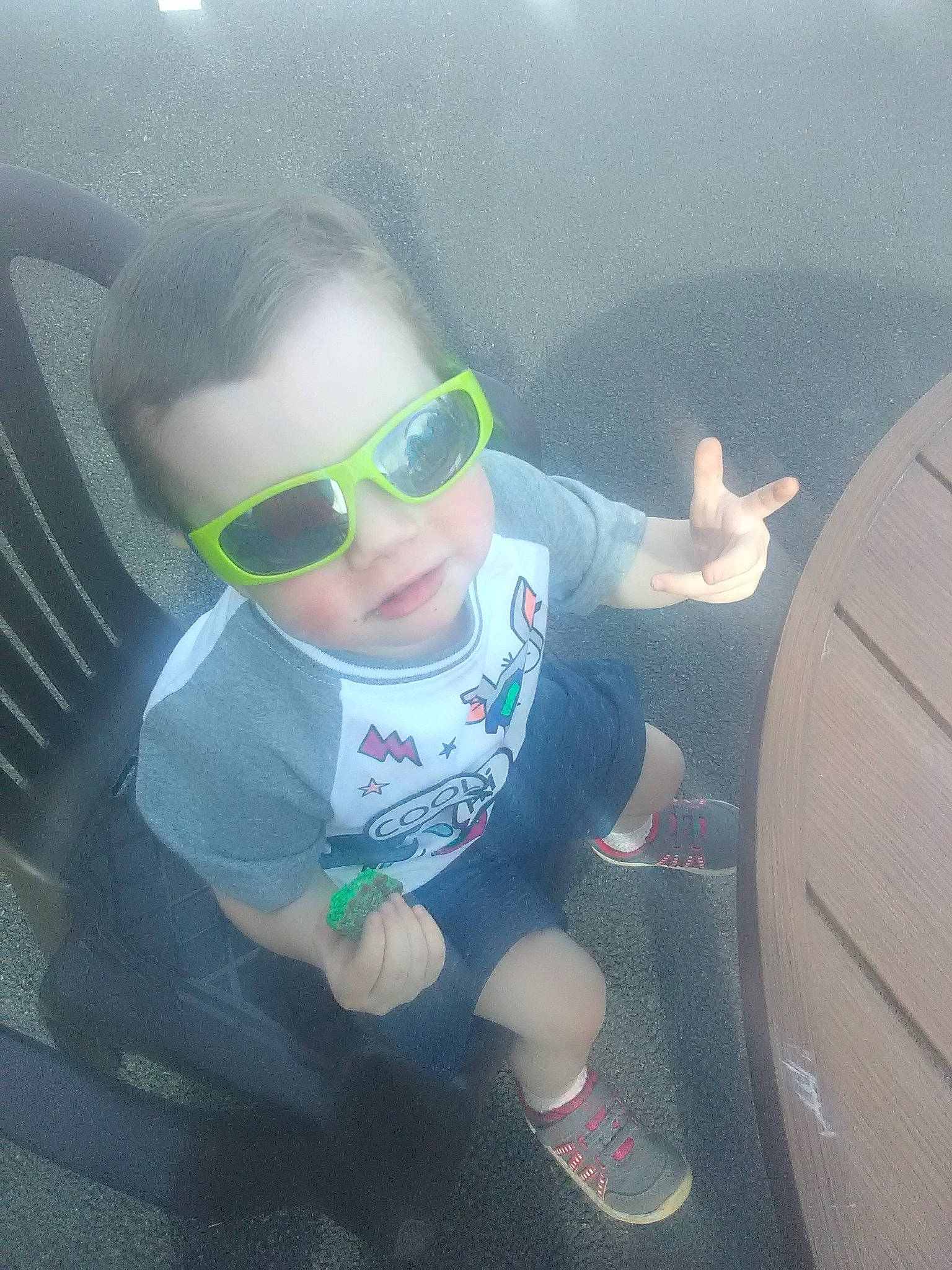 Noah joined the competition — help win amazing prizes! child, cloud, cool, eyewear, fun, glasses, person, photography, recreation, selfie, smile, sunglasses, toddler, vacation, wetsuit