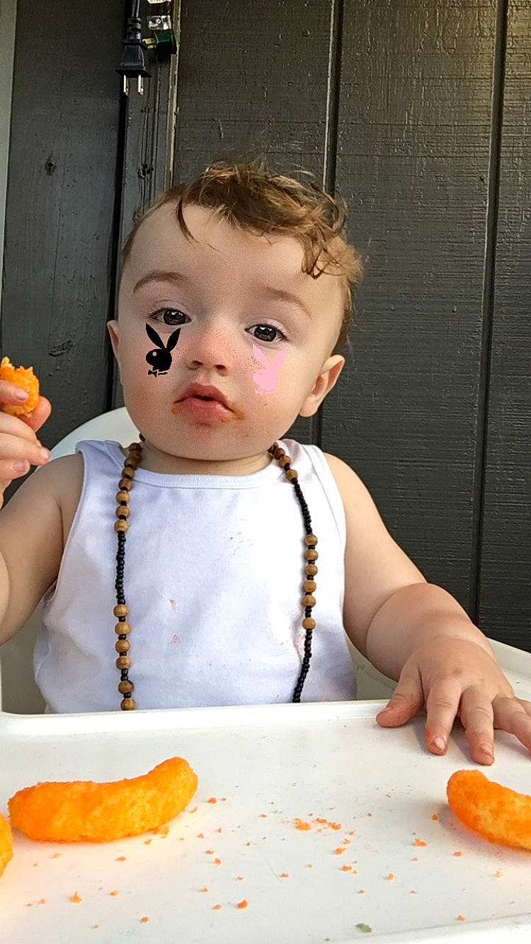 Amias joined the competition — help win amazing prizes! baby_food, baby_playing_with_food, child, cuisine, dish, eating, fast_food, food, junk_food, person, toddler, vegetarian_food