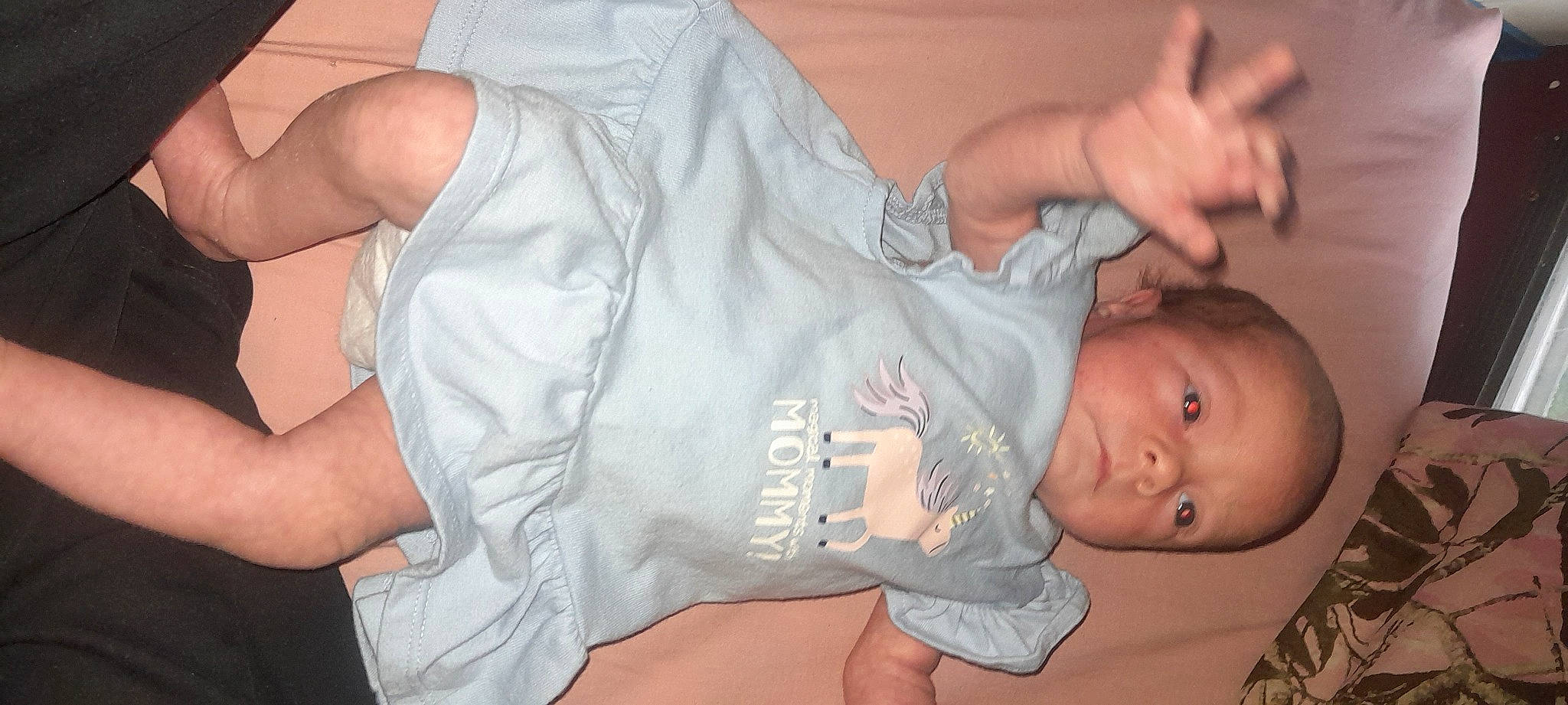 Hannah joined the competition — help win amazing prizes! arm, baby, baby_toddler_clothing, chest, comfort, ear, elbow, finger, gesture, human_body, joint, mouth, muscle, neck, person, skin, sleeve, t_shirt, thumb, toddler