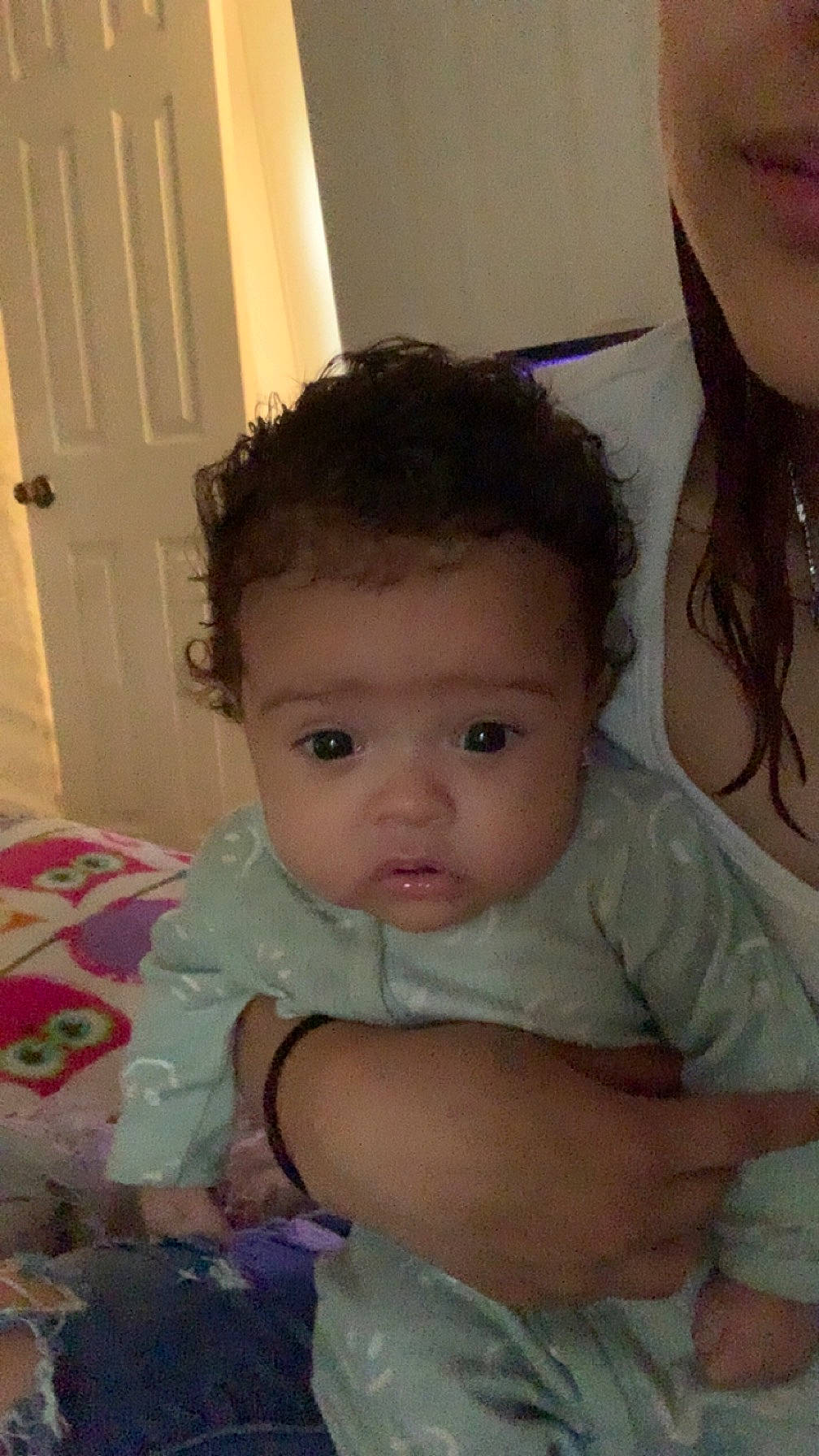 Alayah joined the competition — help win amazing prizes! baby, baby_toddler_clothing, cheek, chin, ear, eye, eyebrow, eyelash, face, finger, forehead, gesture, human, human_body, iris, lip, mouth, neck, nose, person