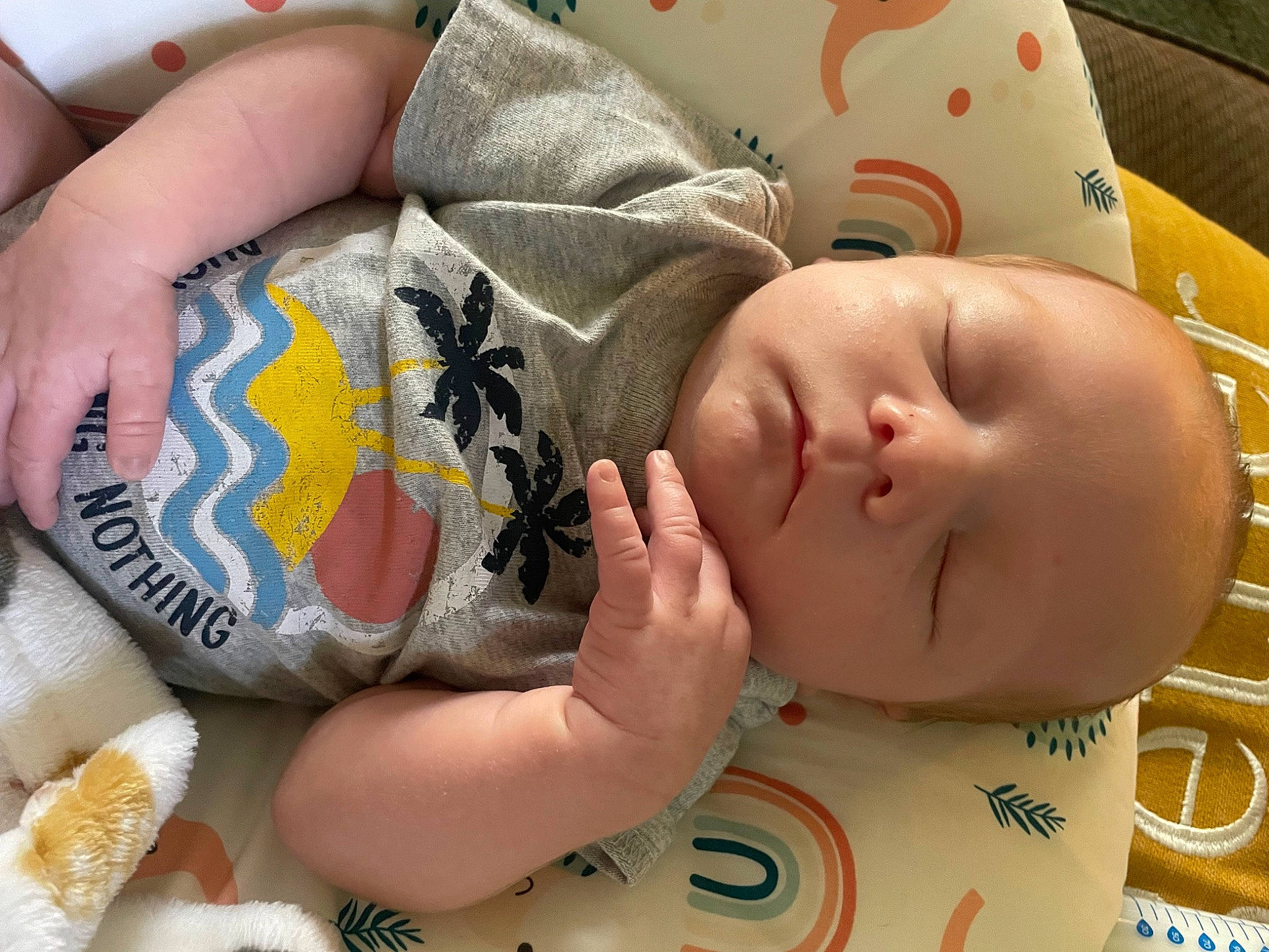 Dwayne is registered to the contest to win money with this photo: baby, baby_products, baby_toddler_clothing, cheek, child, close_up, comfort, eye, eyelash, face, finger, hand, head, nail, pattern, person, skin, sleeve, thumb, toddler