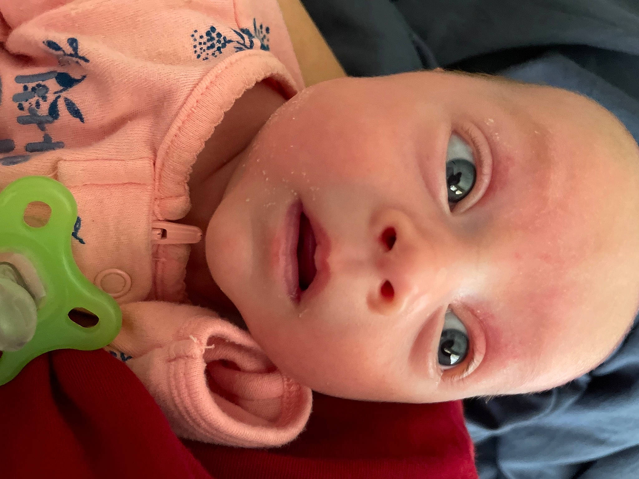 Gabrielle is registered to the contest to win money with this photo: cheek, chin, clothing, eyebrow, eyelash, face, facial_expression, forehead, hairstyle, human, lip, mouth, nose, organ, person, plant, product, skin, smile, surprise