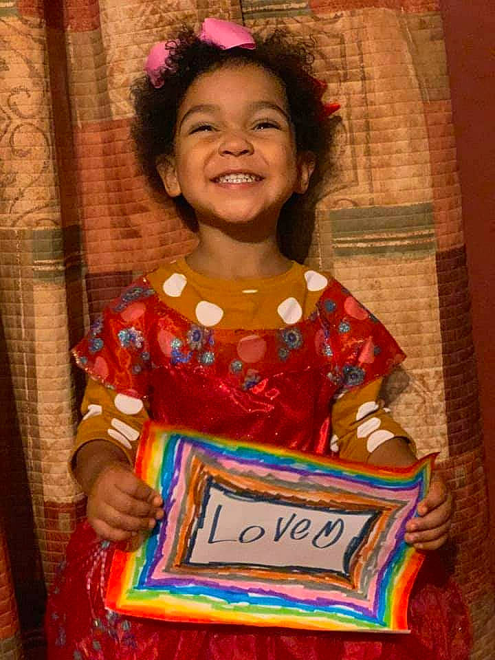 Jemymah is registered to the contest to win money with this photo: child, joy, party, person, smile