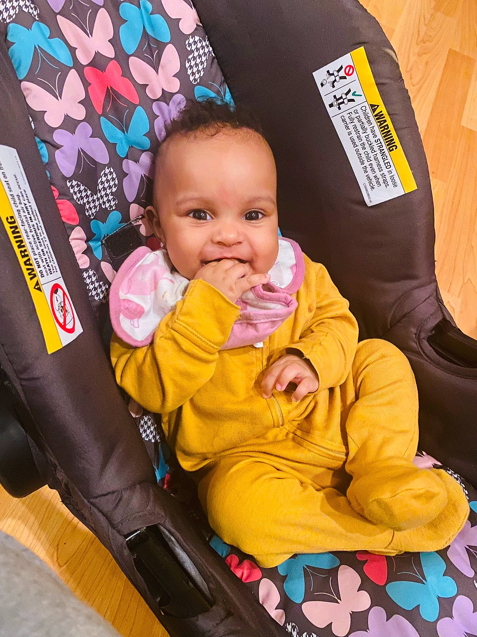 Leiloni is registered to the contest to win money with this photo: baby, baby_carriage, baby_products, baby_toddler_clothing, car_seat, chair, cheek, child, comfort, facial_expression, finger, hairstyle, hand, happy, joy, lap, mammal, person, product, skin