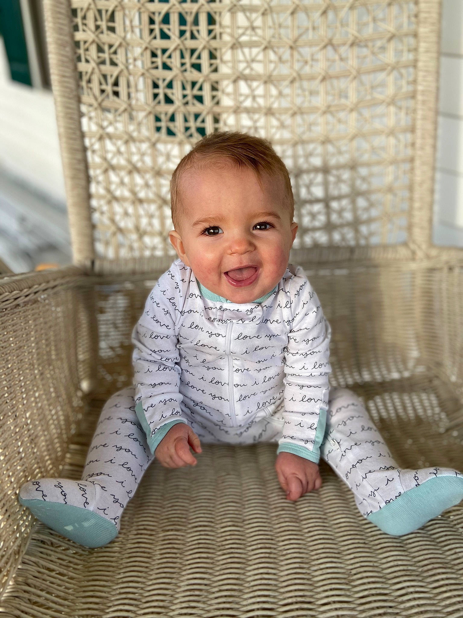 Granger joined the competition — help win amazing prizes! baby, baby_toddler_clothing, cheek, child, crawling, face, floor, flooring, joy, person, room, sitting, skin, smile, toddler