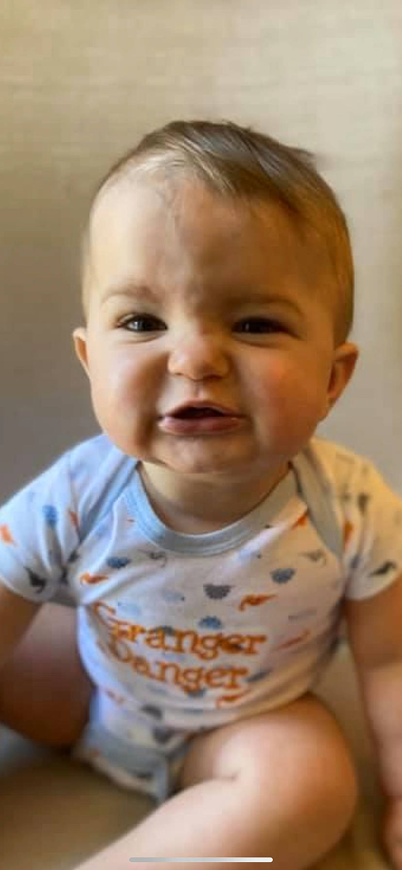 Granger joined the competition — help win amazing prizes! baby, cheek, child, chin, ear, face, facial_expression, forehead, head, lip, mouth, nose, person, portrait, skin, smile, toddler