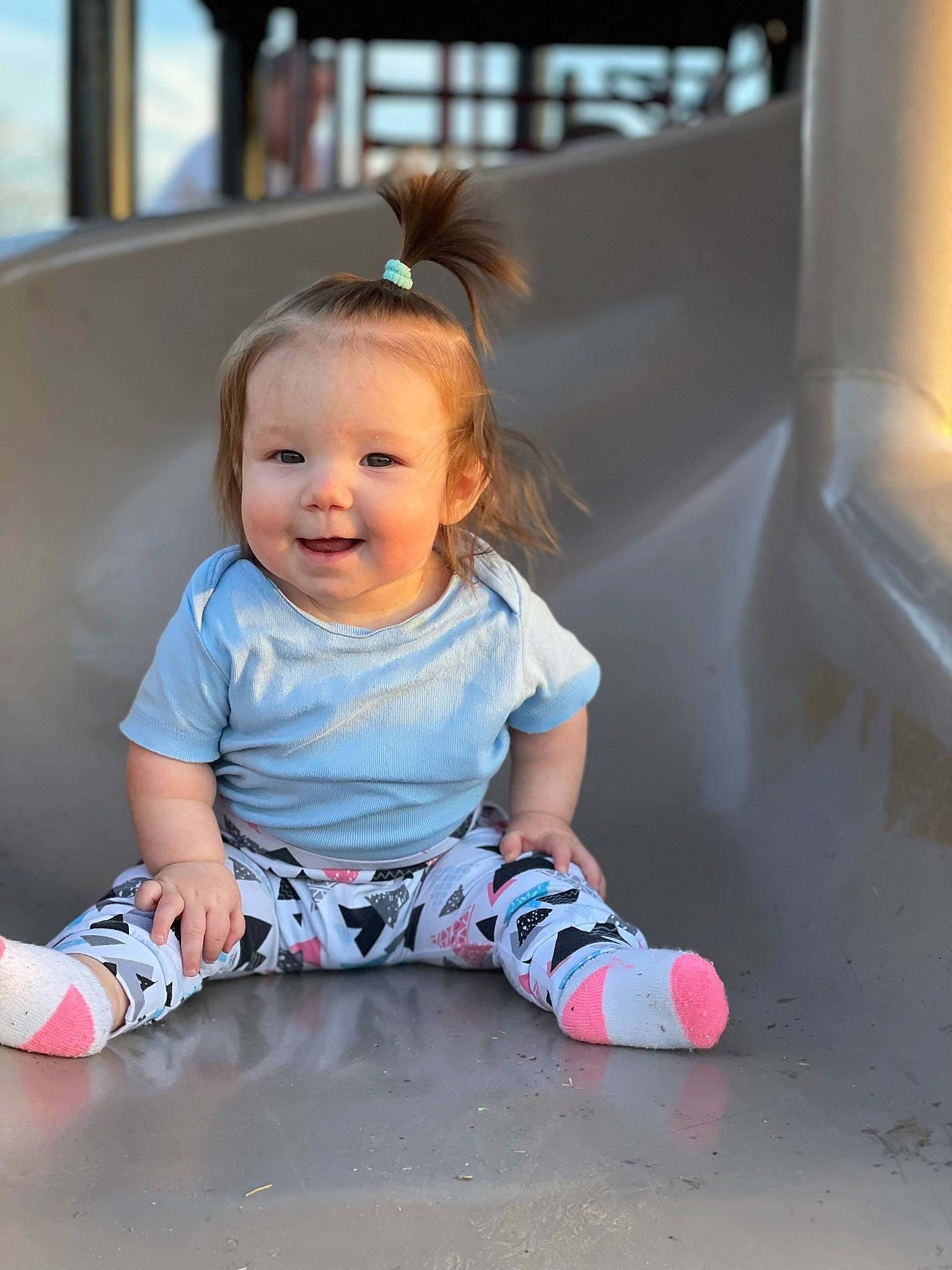 Chandler is registered to the contest to win money with this photo: baby, baby_toddler_clothing, cheek, child, chin, eye, face, flash_photography, flooring, fun, happy, iris, joy, leisure, pattern, person, sitting, skin, sleeve, smile