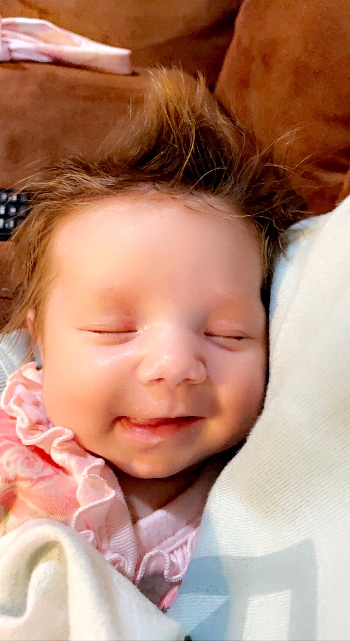 Chandler joined the competition — help win amazing prizes! baby, baby_toddler_clothing, cheek, child, close_up, comfort, eyebrow, eyelash, fun, gesture, happy, iris, linens, lip, mouth, nose, person, photograph, pink, skin