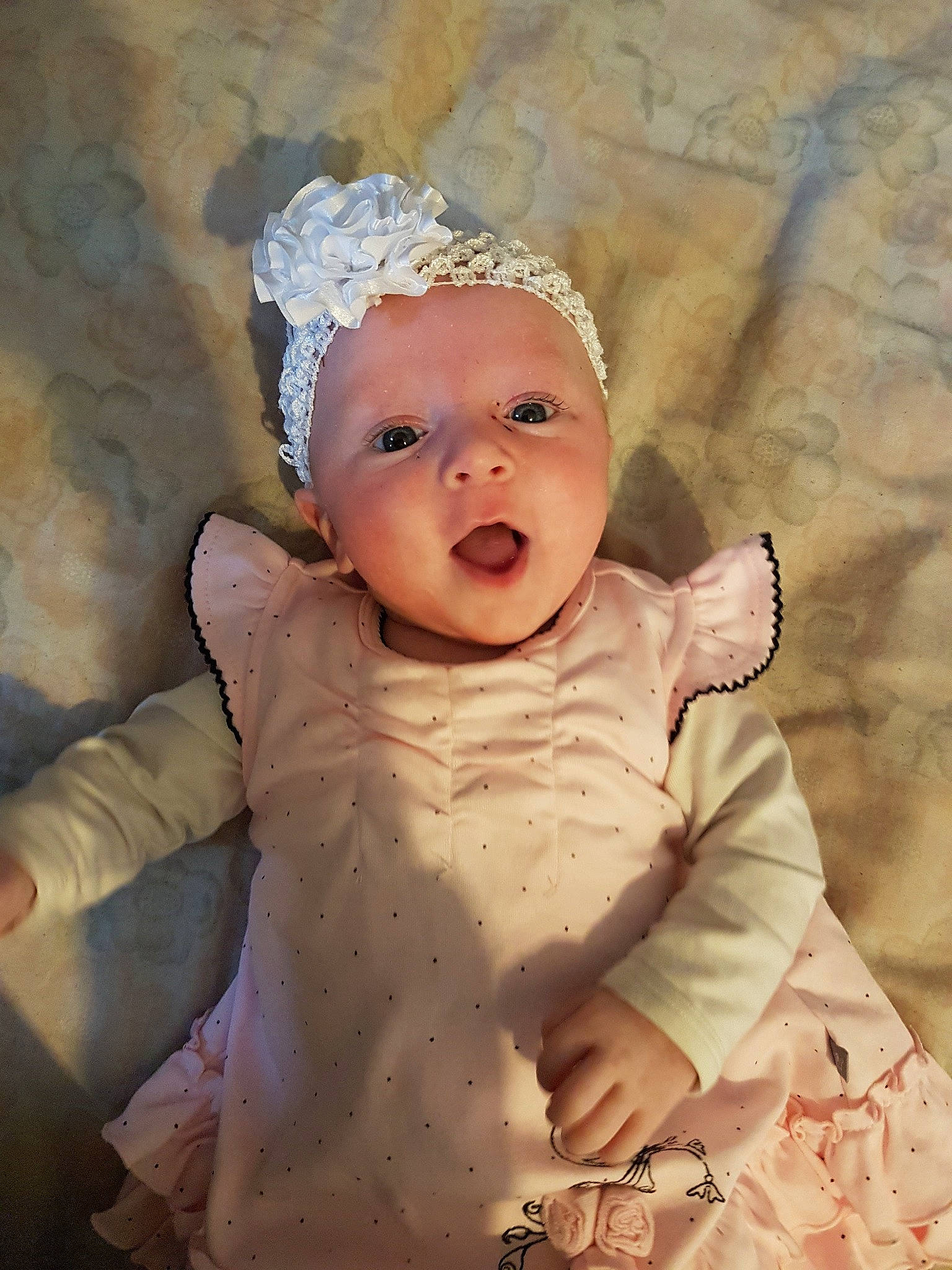 Gracie Rai Sarah joined the competition — help win amazing prizes! cheek, child, eye, girl, hair_accessory, happiness, head, headband, headgear, headpiece, human, infant, iris, person, pink, portrait_photography, skin, smile, toddler