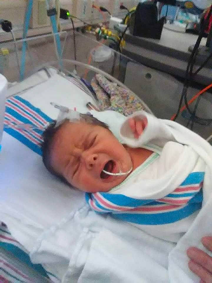 Emily joined the competition — help win amazing prizes! baby, bedtime, birth, child, childbirth, hospital, hospital_bed, nap, patient, person, sleep, sorrow