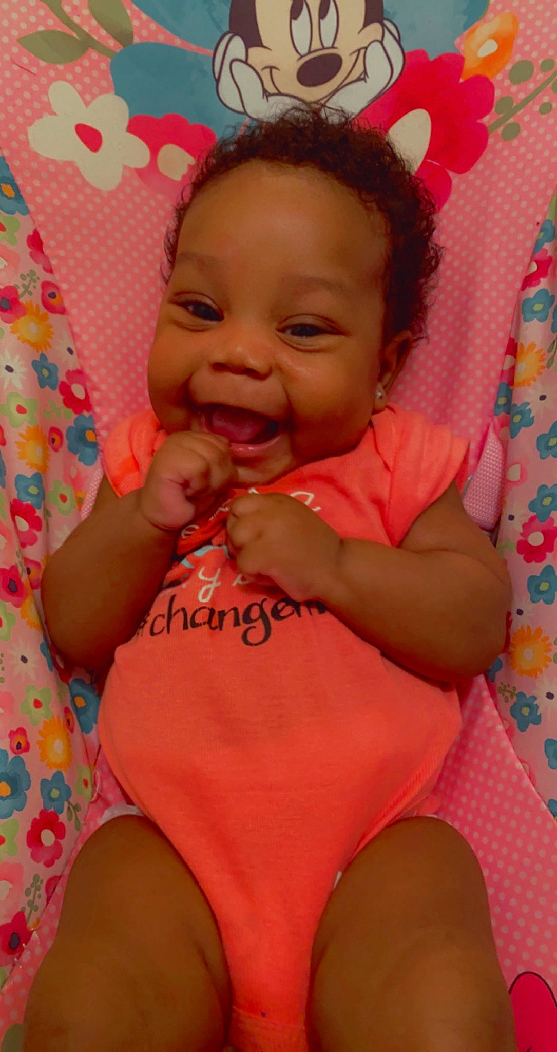 Nyomii joined the competition — help win amazing prizes! arm, baby_toddler_clothing, cheek, eye, face, facial_expression, finger, gesture, hairstyle, hand, happy, head, lip, mouth, neck, nose, organ, person, pink, skin