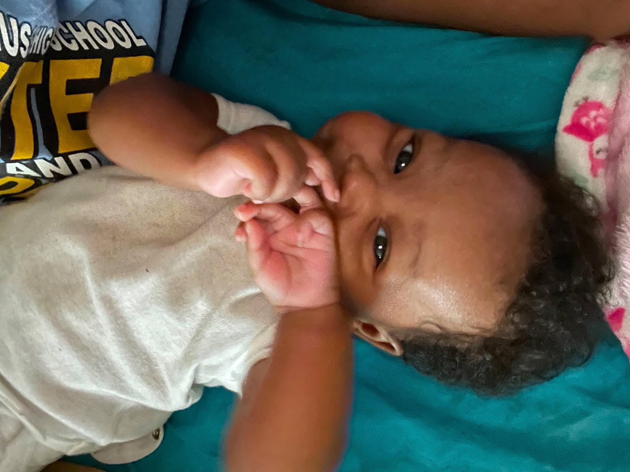 Nyomii joined the competition — help win amazing prizes! arm, baby_toddler_clothing, blue, cheek, ear, eye, eyebrow, eyelash, facial_expression, forehead, hand, happy, human_body, joint, lip, mouth, neck, nose, person, skin