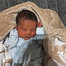 baby, blanket, blue_clothing, child, cozy, cute, indoors, infant, newborn, peaceful, person, portrait, resting, sleep, sleeping, small, soft_texture, toddler, warm, wrapped