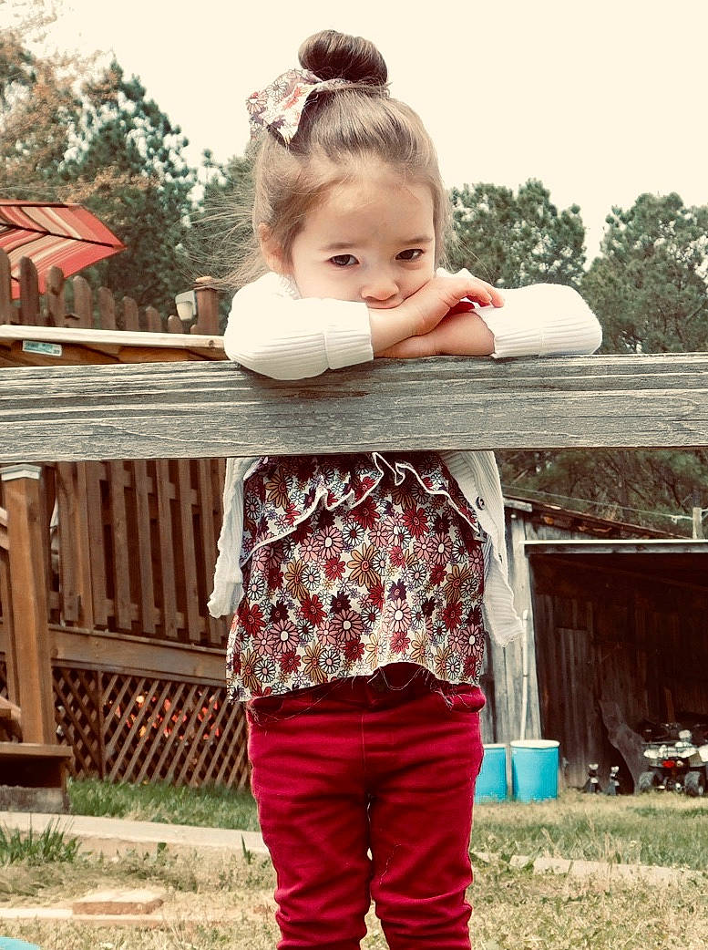 Leigha is registered to the contest to win money with this photo: baby, cheek, child, child_model, eye, happy, joint, outerwear, people, person, photography, shoulder, sitting, skin, sleeve, smile, snapshot, standing, toddler, trunk