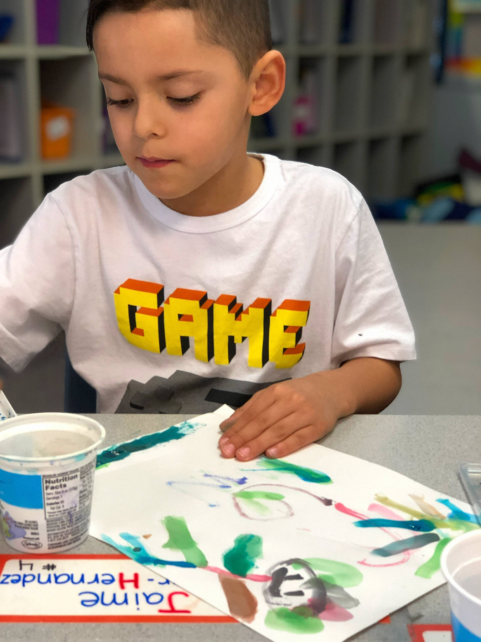 Jaime joined the competition — help win amazing prizes! child, games, learning, person, play, recreation, t_shirt, toddler