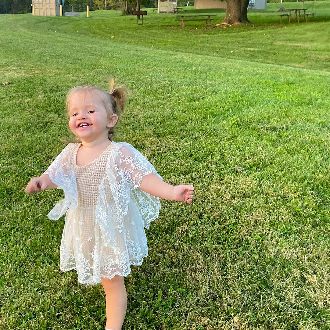 Paisley joined the competition — help win amazing prizes! backyard, clothing, dress, face, field, grass, grassland, green, head, lawn, nature, outdoors, park, person, photography, plant, portrait, summer, tree, yard