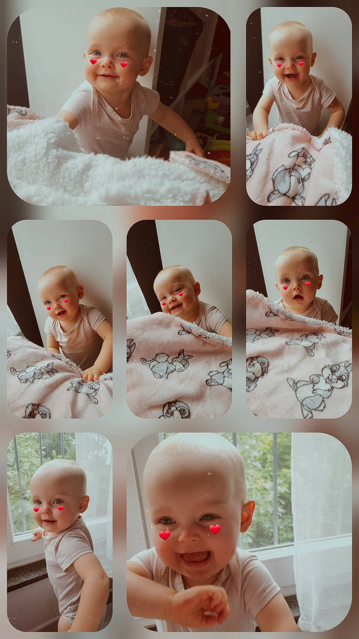 Léna a rejoint le concours — aidez-le/la à gagner de superbes lots ! baby, beauty, cheek, child, chin, eyelash, face, facial_expression, gesture, hairstyle, happy, head, human, joy, organ, people, person, photograph, product, skin