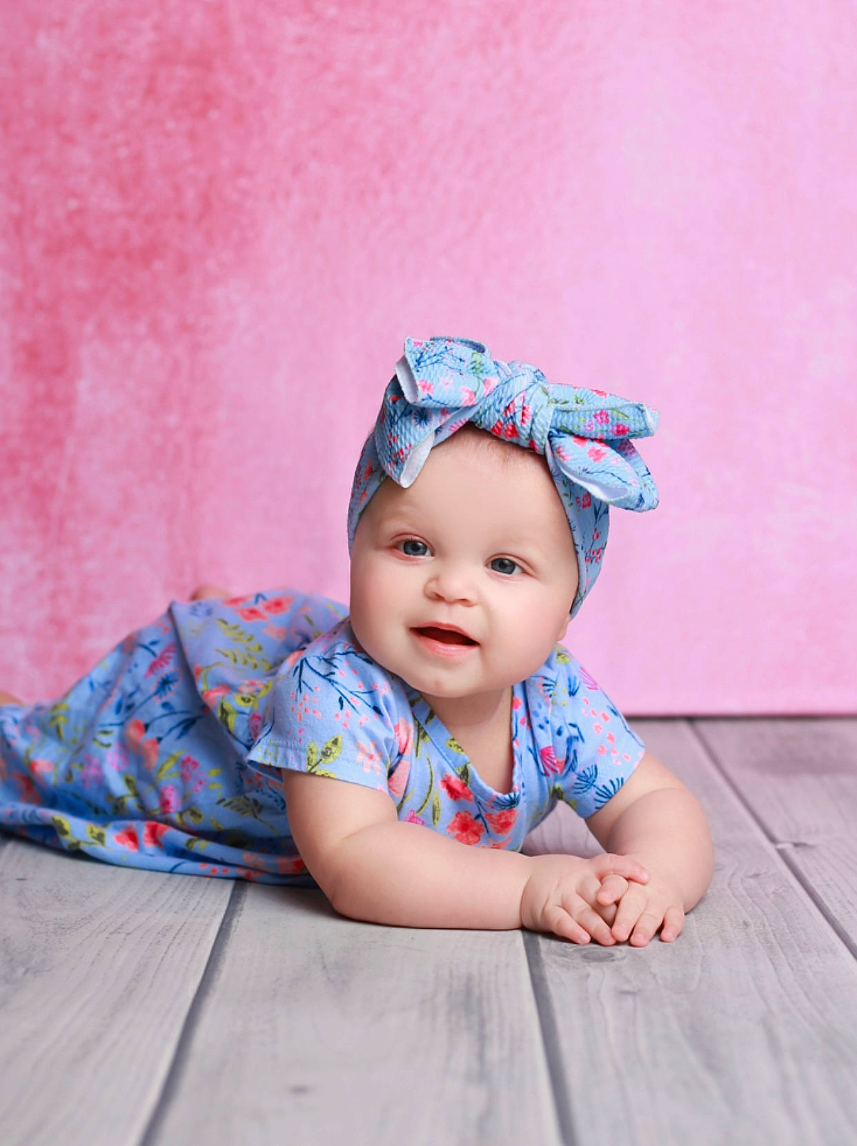 Aubree joined the competition — help win amazing prizes! baby, baby_toddler_clothing, cap, cheek, eye, flash_photography, floor, flooring, grass, happy, headgear, headwear, magenta, pattern, person, pink, purple, skin, sleeve, smile