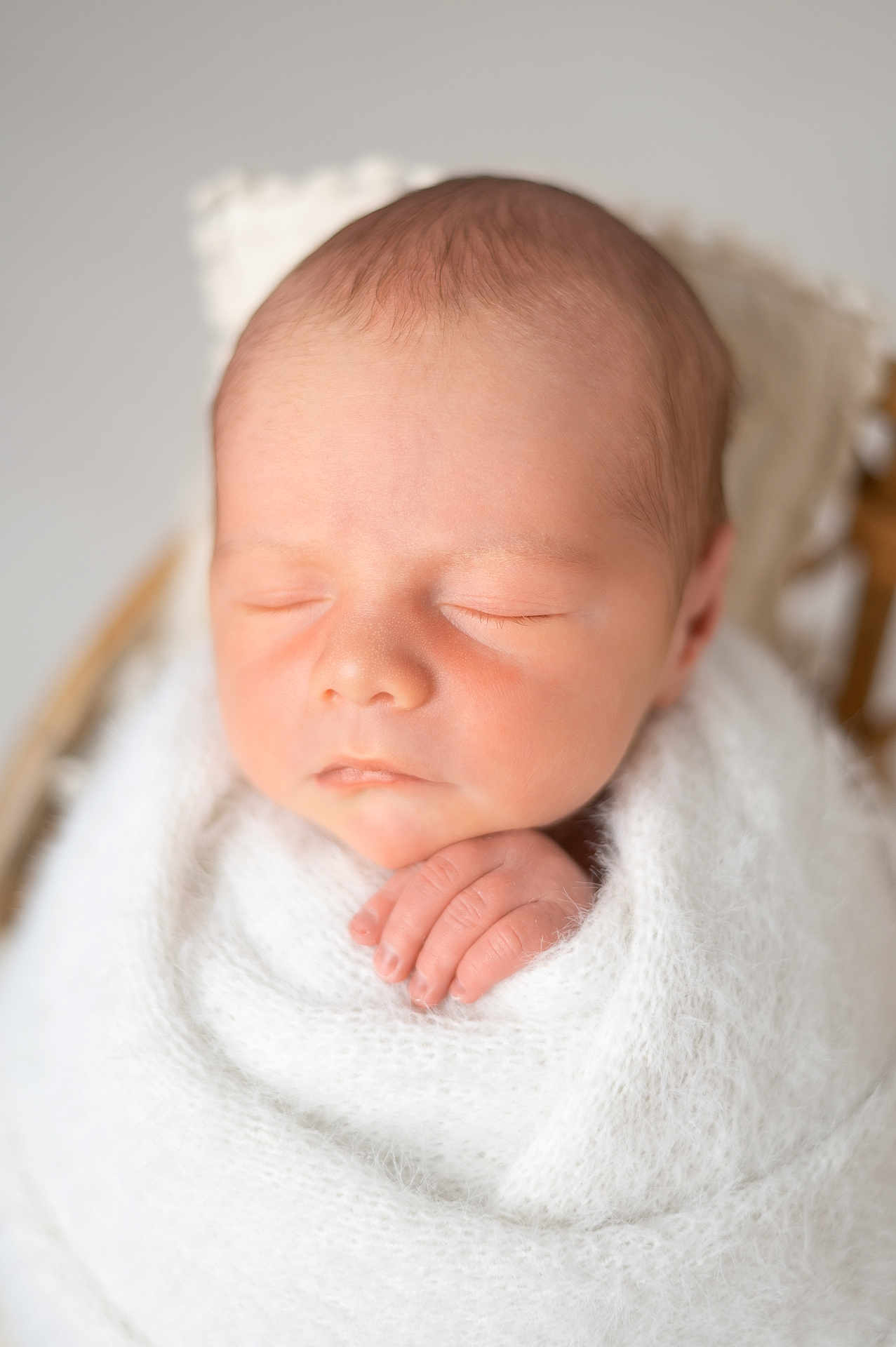 Albie joined the competition — help win amazing prizes! newborn, baby, sleeping, wrapped, blanket, white, soft, peaceful, infant, closeup, hand, face, skin, portrait, cute, resting, cozy, young, child, tender