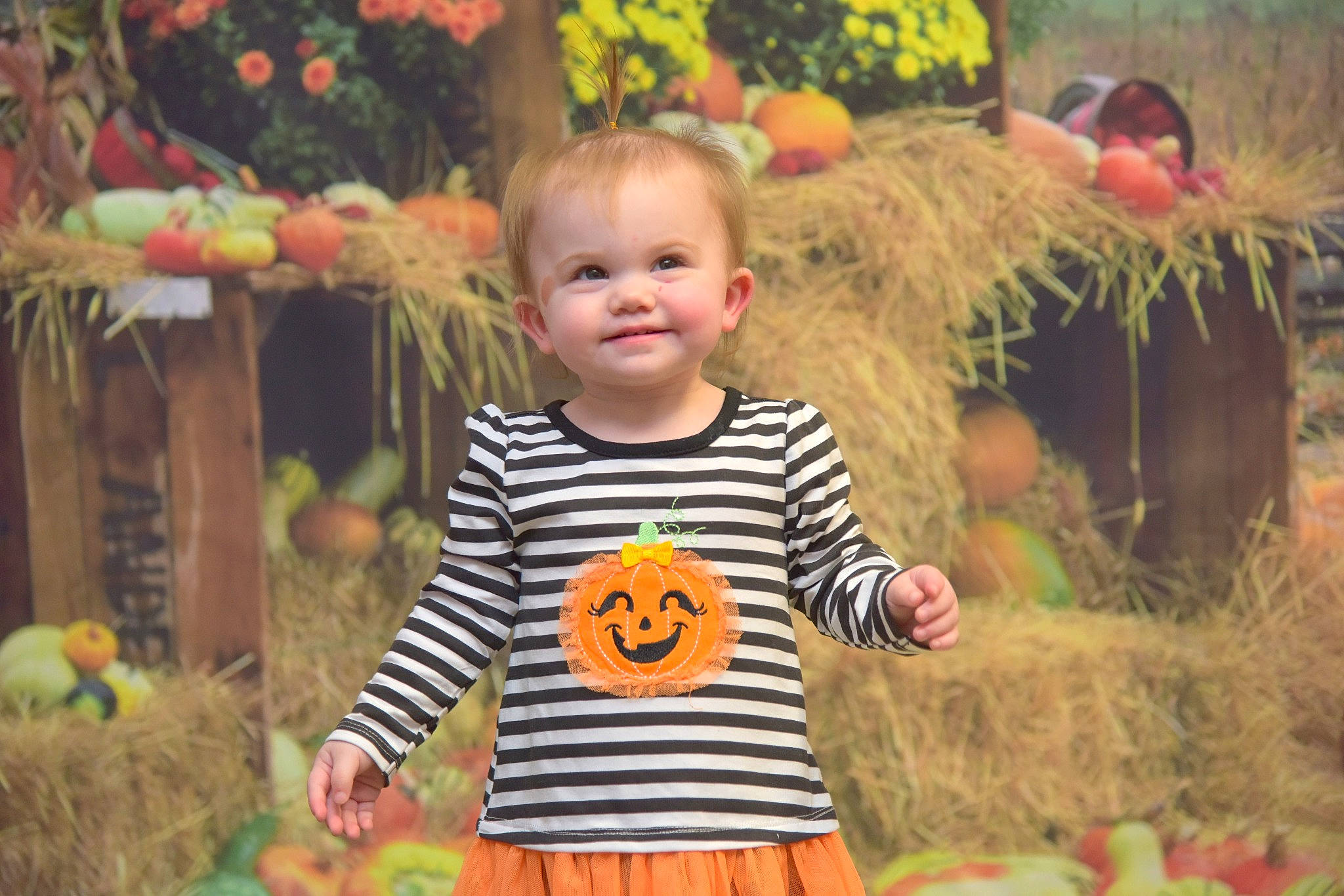 Brooklyn joined the competition — help win amazing prizes! adaptation, autumn, baby, baby_toddler_clothing, child, fawn, happy, joy, leaf, pattern, person, photography, plant, play, portrait, pumpkin, smile, t_shirt, toddler, tree