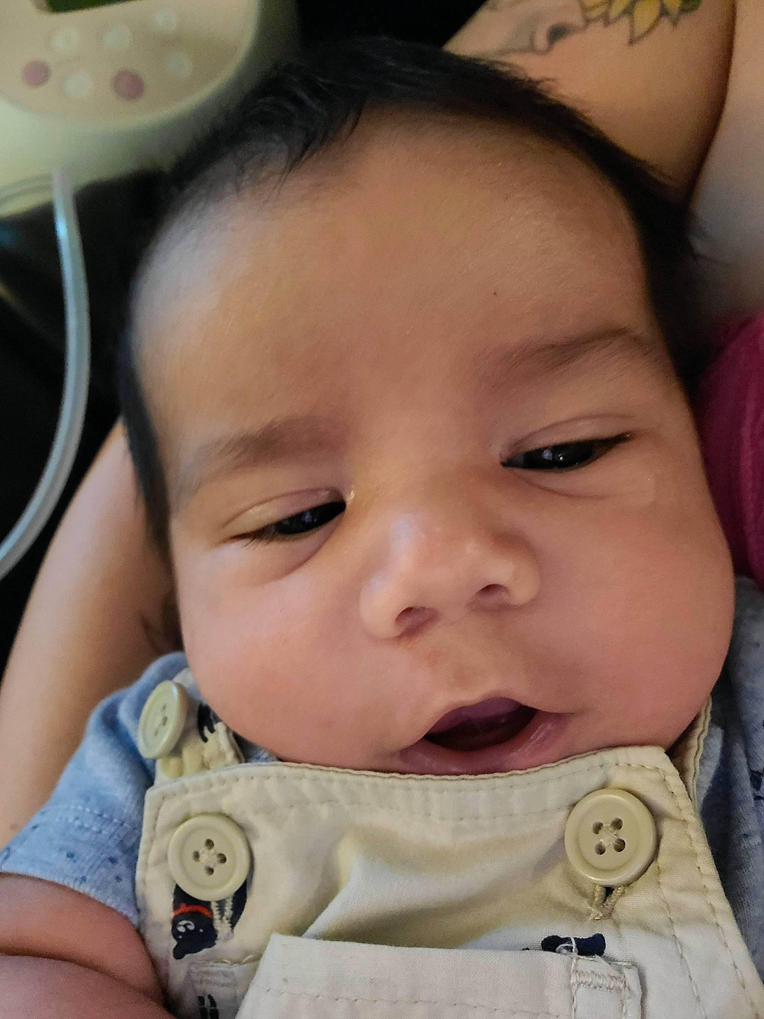 Joseph is registered to the contest to win money with this photo: baby, cheek, chin, ear, eye, eyebrow, eyelash, face, facial_expression, forehead, head, lip, mouth, neck, nose, organ, person, product, skin, smile