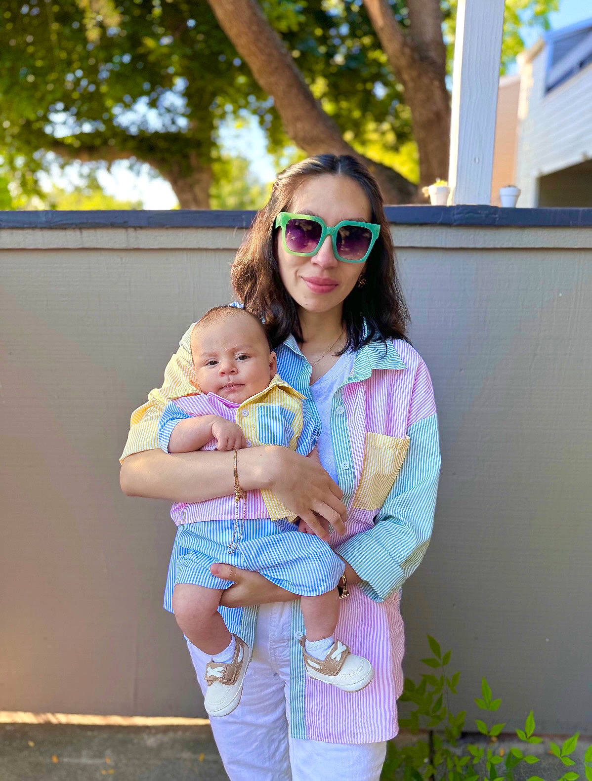 Alexander joined the competition — help win amazing prizes! baby, child, event, eyewear, fun, gesture, grass, happy, leisure, people, people_in_nature, person, pink, plant, recreation, shoulder, sunglasses, t_shirt, toddler, tree