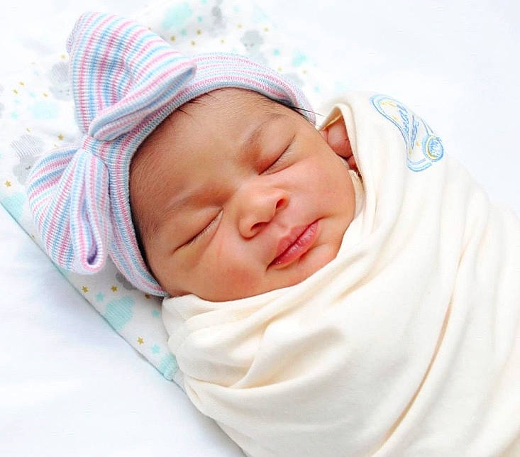 Johanna is registered to the contest to win money with this photo: baby, baby_sleeping, bedtime, birth, child, headgear, headwear, nap, person, skin, sleep, toddler