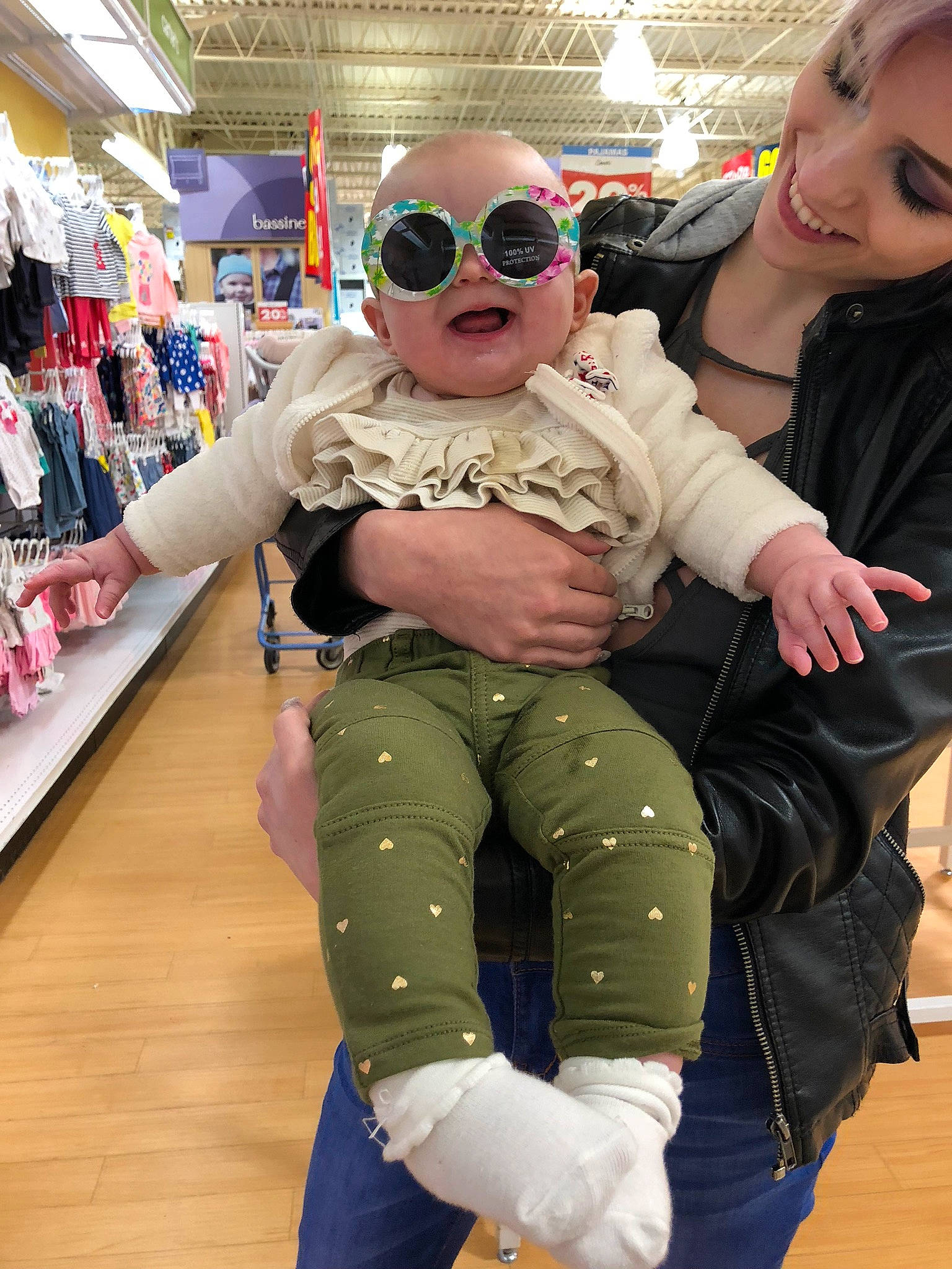 Kalliope joined the competition — help win amazing prizes! baby, baby_toddler_clothing, cool, eyewear, fun, goggles, happy, head, joint, joy, leg, leisure, person, personal_protective_equipment, skin, sleeve, smile, sunglasses, thigh, toddler