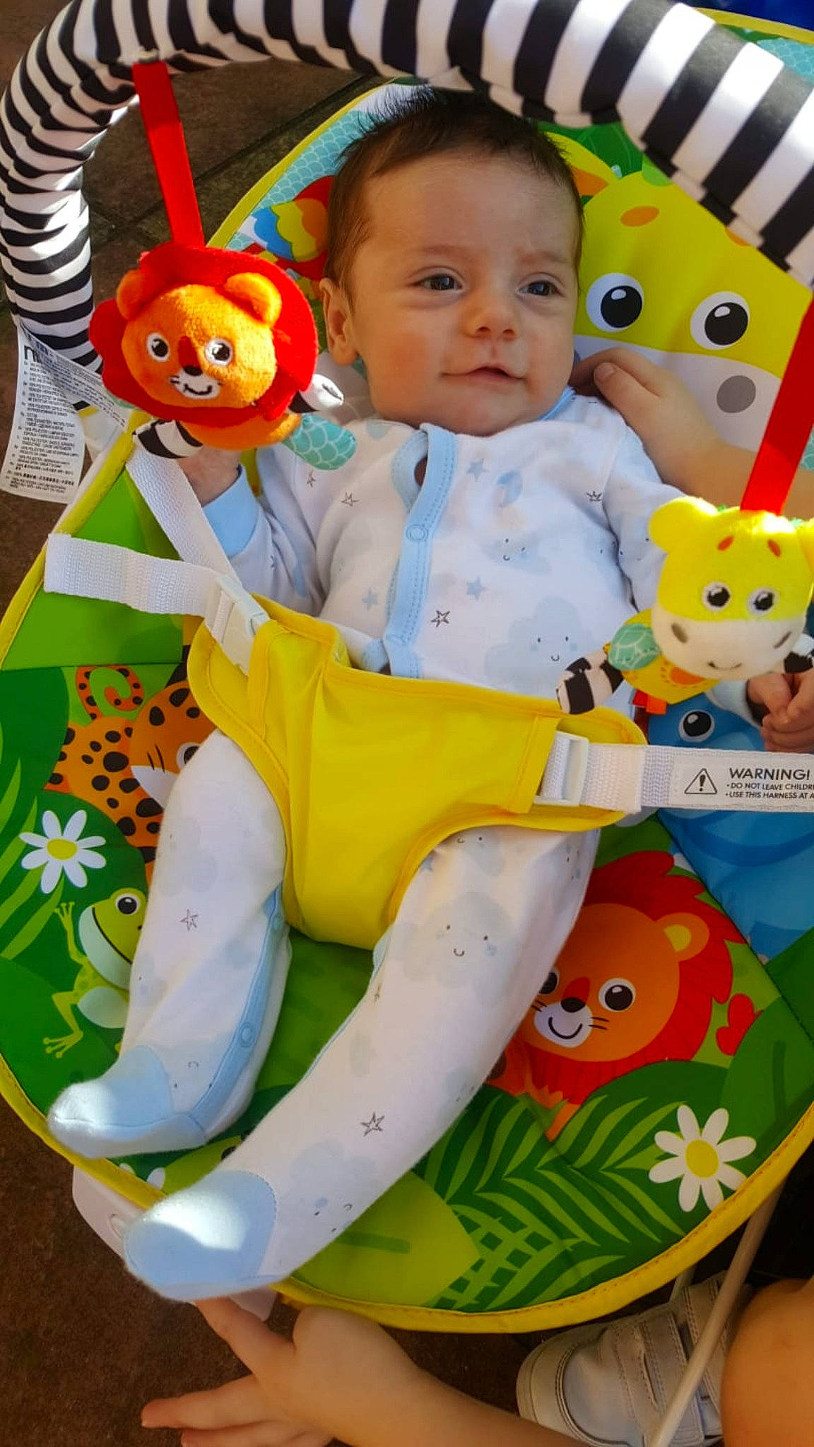 Franco joined the competition — help win amazing prizes! baby, baby_products, baby_toys, child, person, play, product, toddler, toy, yellow