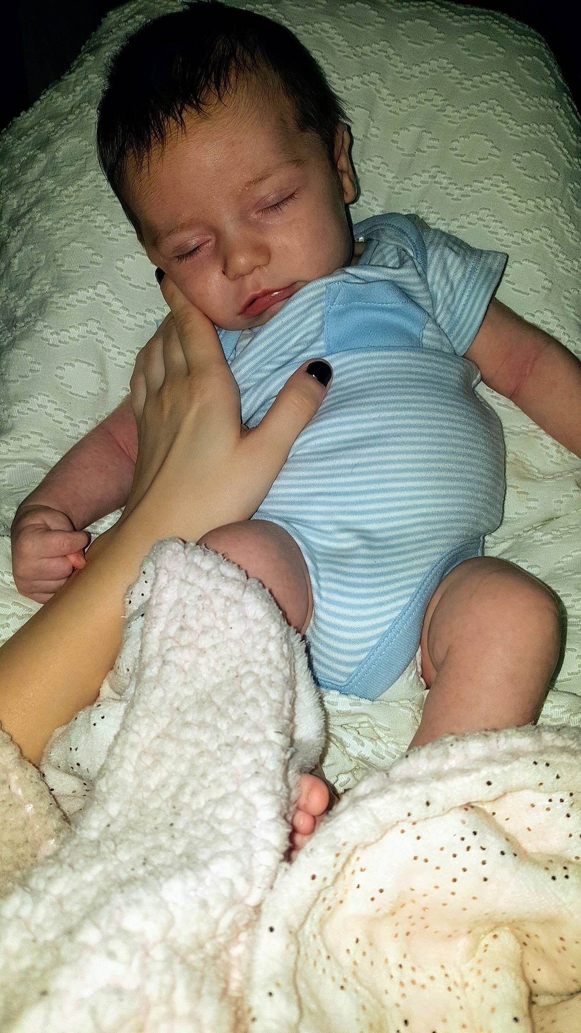 Franco is registered to the contest to win money with this photo: baby, child, person, sleep, toddler