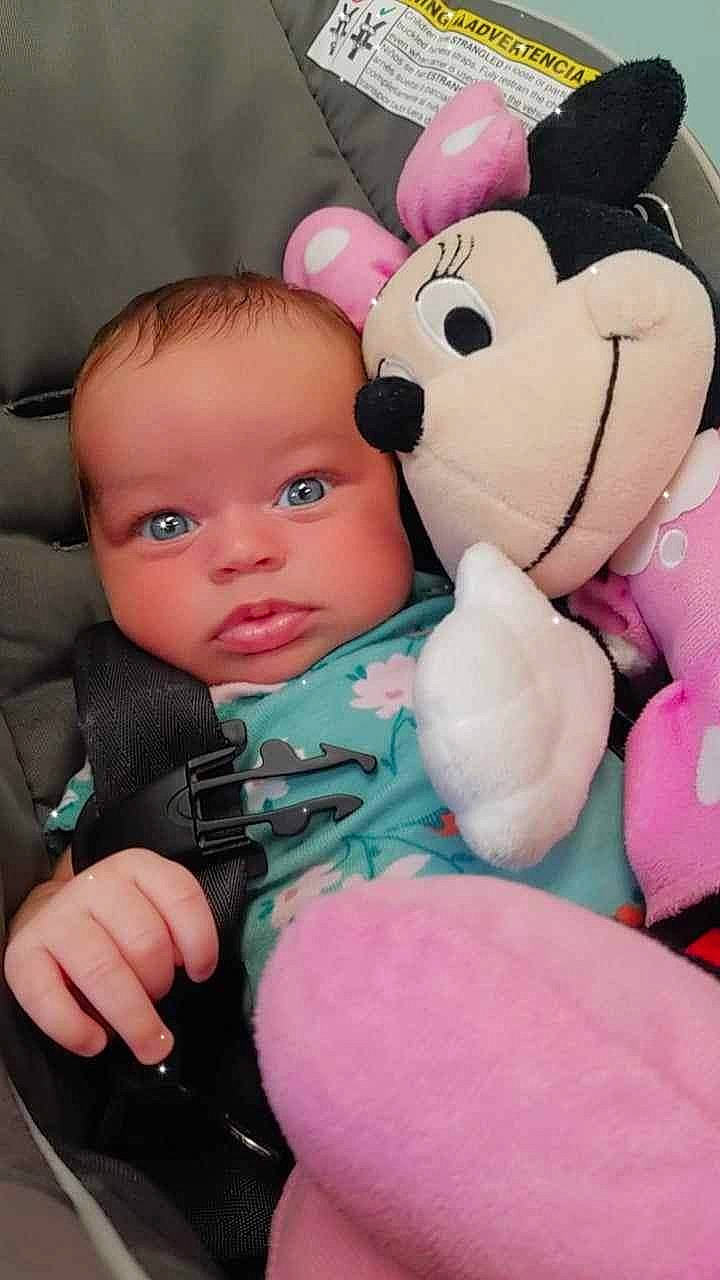 Lilyana is registered to the contest to win money with this photo: baby, baby_toddler_clothing, baby_toys, child, comfort, doll, finger, gesture, happy, magenta, nail, person, pink, plush, product, sitting, skin, stuffed_toy, thumb, toddler