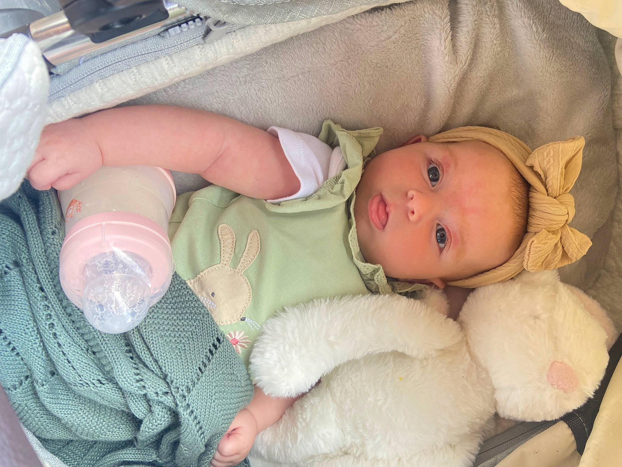 Amelie joined the competition — help win amazing prizes! baby, baby_products, baby_sleeping, baby_toddler_clothing, cheek, child, comfort, eye, face, finger, hand, iris, linens, nail, person, product, room, skin, textile, thumb