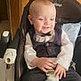 Emylio a rejoint le concours — aidez-le/la à gagner de superbes lots ! baby, child, high_chair, tuxedo, smiling, indoor, seat_belt, clothing, person, infant, furniture, cute, happy, baby_boy, seat, home, fabric, playful, small_child, sitting