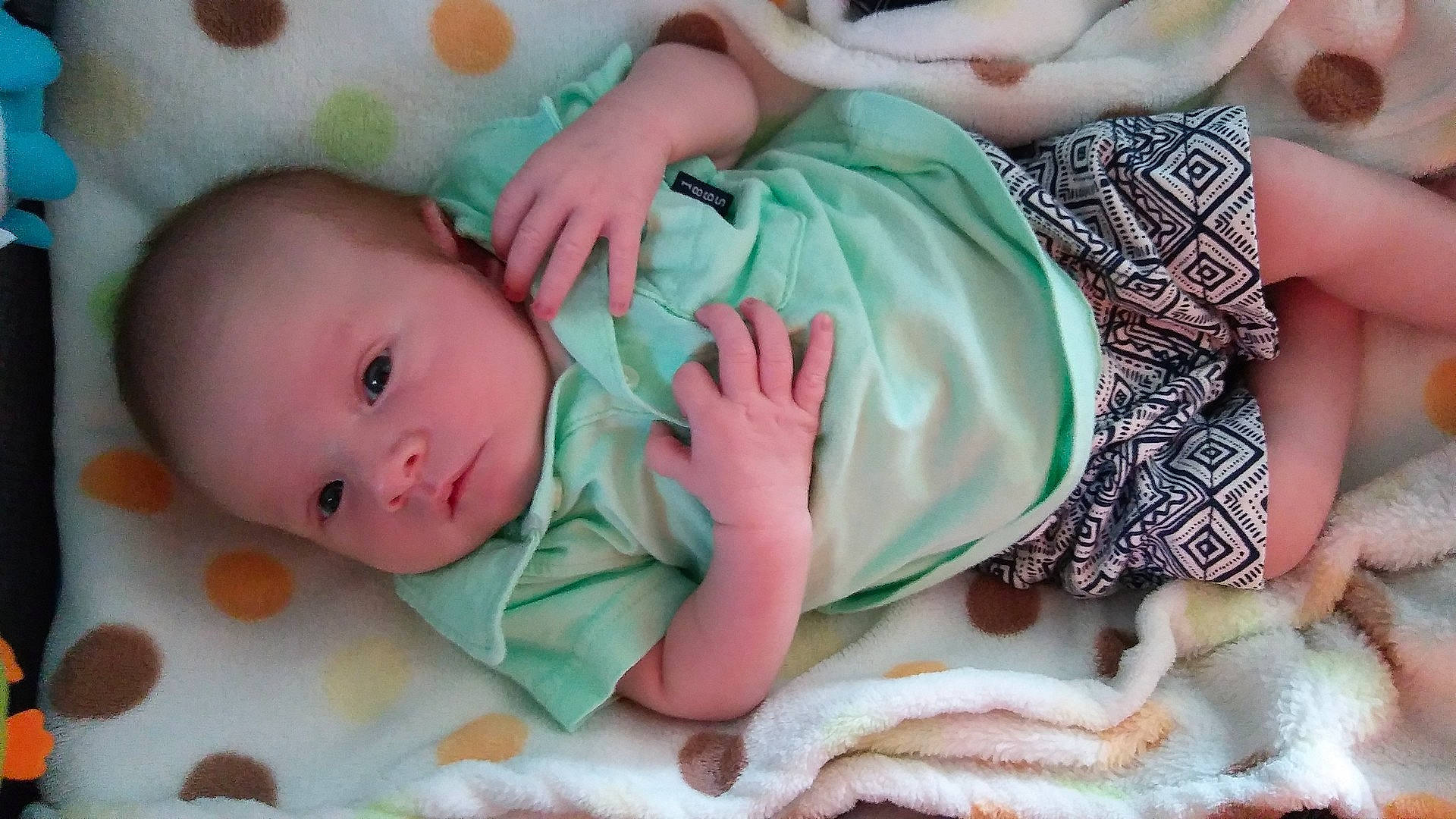 Cohan is registered to the contest to win money with this photo: child, eye, infant, organ, person, skin, sweetness, toddler