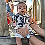 Daivik joined the competition — help win amazing prizes! baby, child, person, hands, playground, wood, romper, bracelet, anklet, watch, outdoor, sunlight, sky, overalls, sneakers, red_tights, walking, play_structure, daylight, cute