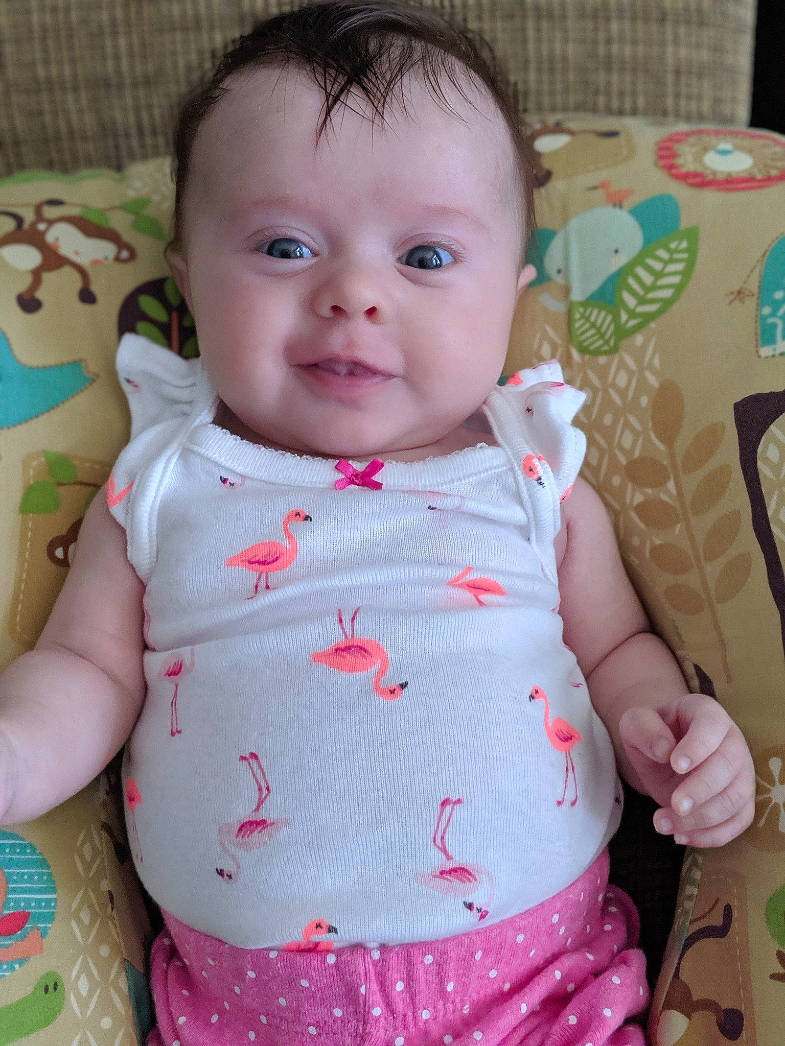 PaisLee joined the competition — help win amazing prizes! baby, baby_toddler_clothing, cheek, child, face, iris, lip, nap_mat, person, pink, skin, toddler