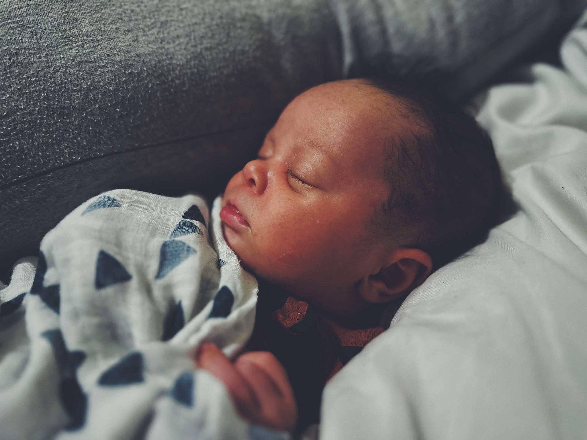 August joined the competition — help win amazing prizes! baby, baby_sleeping, baby_toddler_clothing, bedtime, blanket, cheek, child, comfort, ear, eyebrow, face, linens, nap, nose, person, room, skin, sleep, toddler