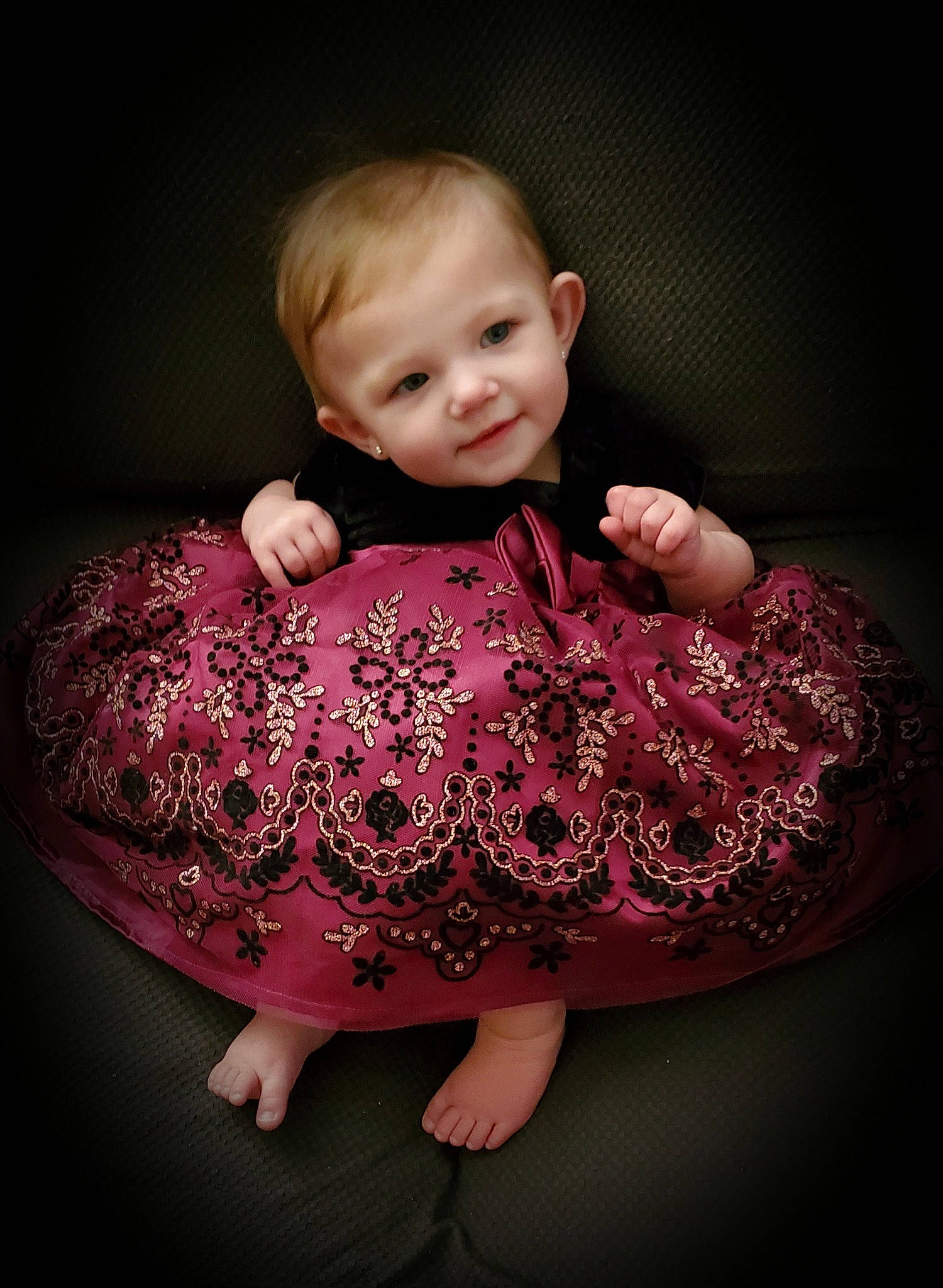 Amariana joined the competition — help win amazing prizes! baby, beauty, cheek, child, child_model, dress, eye, flash_photography, joy, magenta, person, photo_shoot, photography, pink, portrait, portrait_photography, purple, red, sitting, toddler
